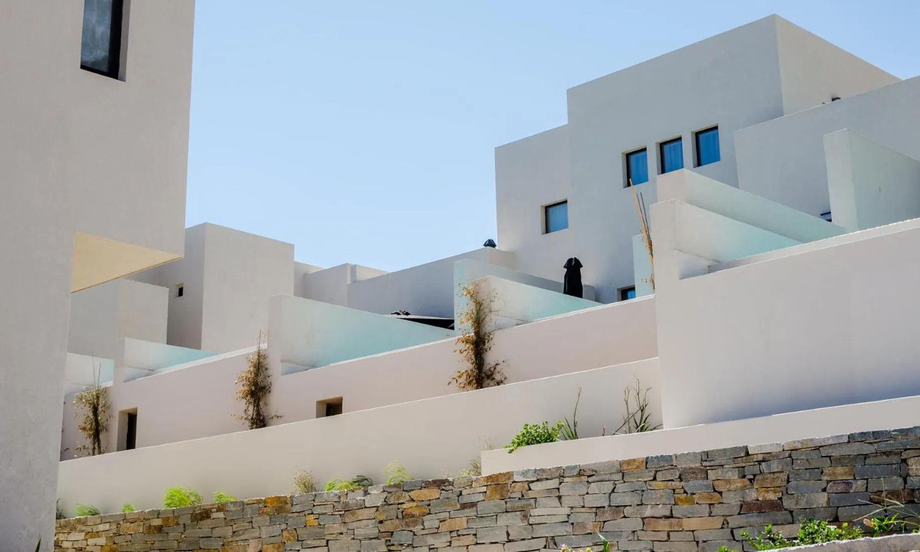 Decorative detail in Milos Cove