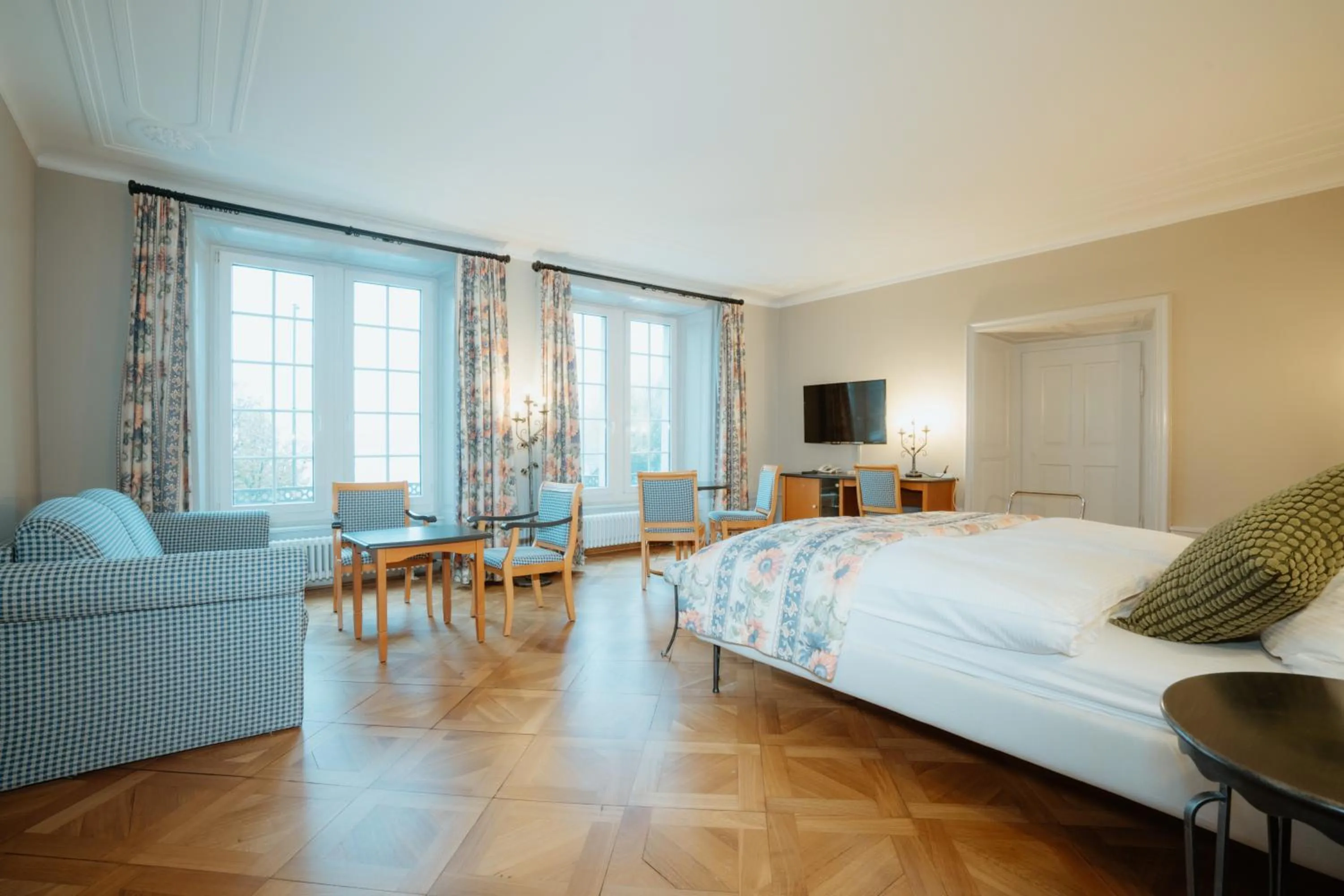 Bed in Parkhotel Schwert