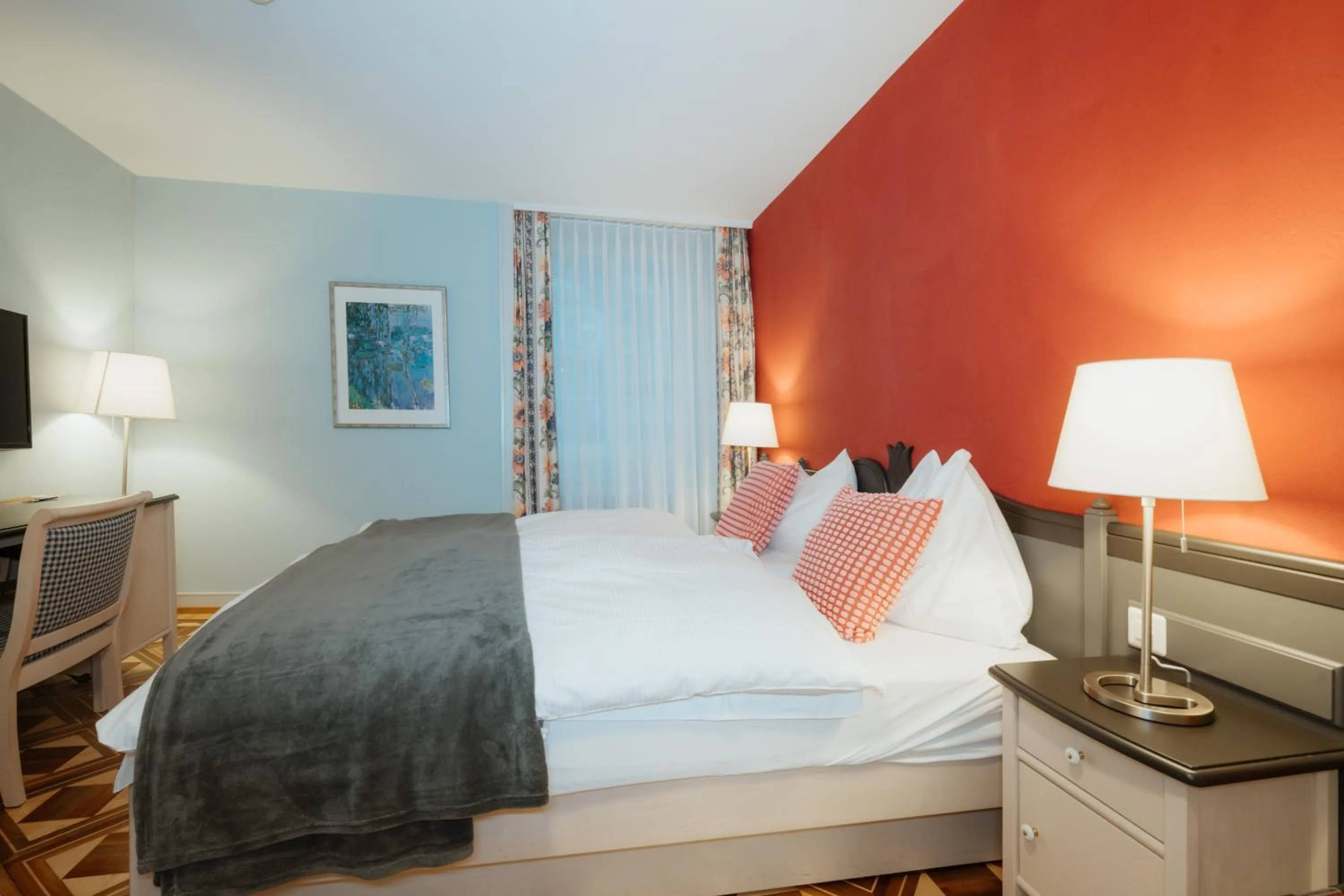 Bed in Parkhotel Schwert