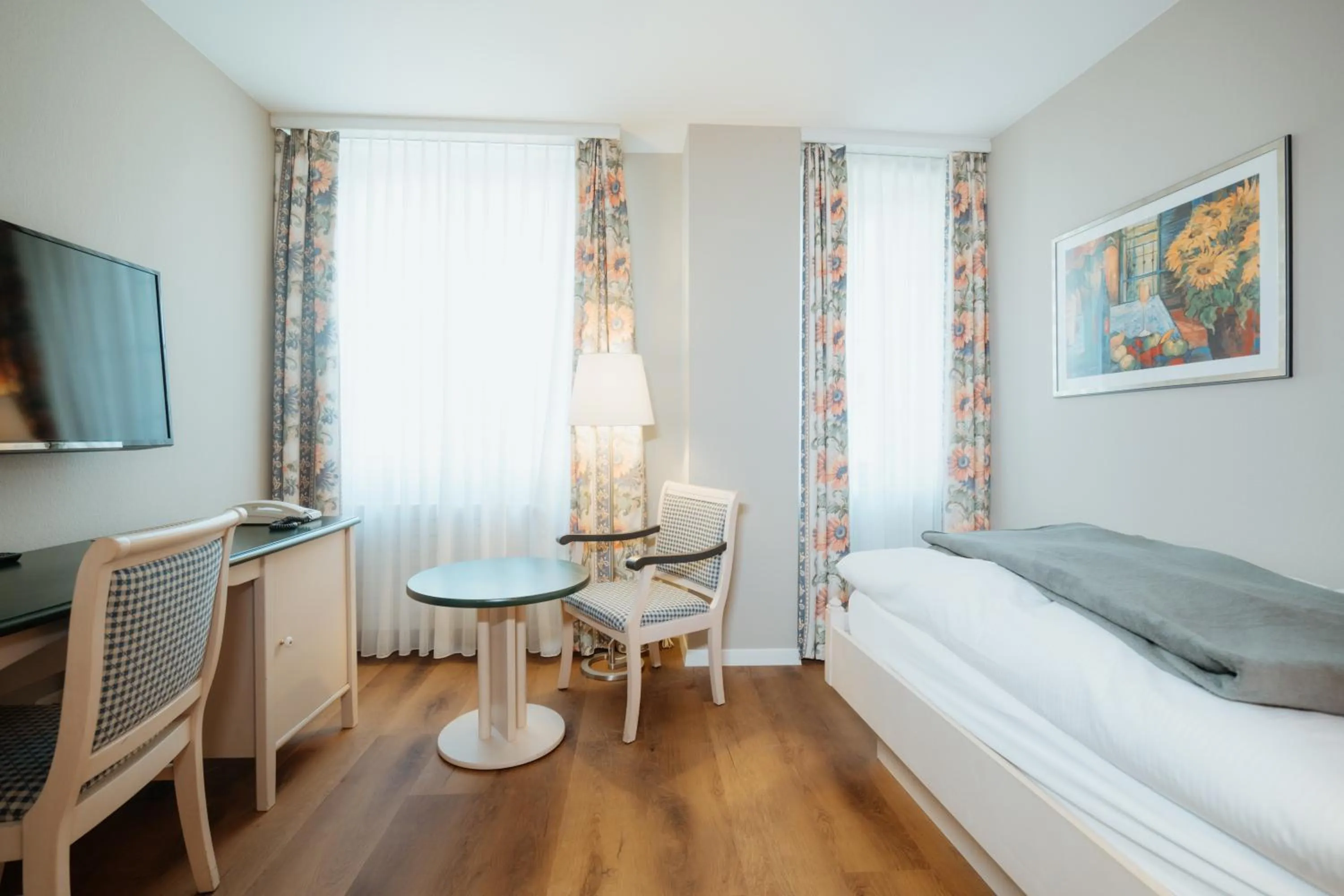 Bed in Parkhotel Schwert