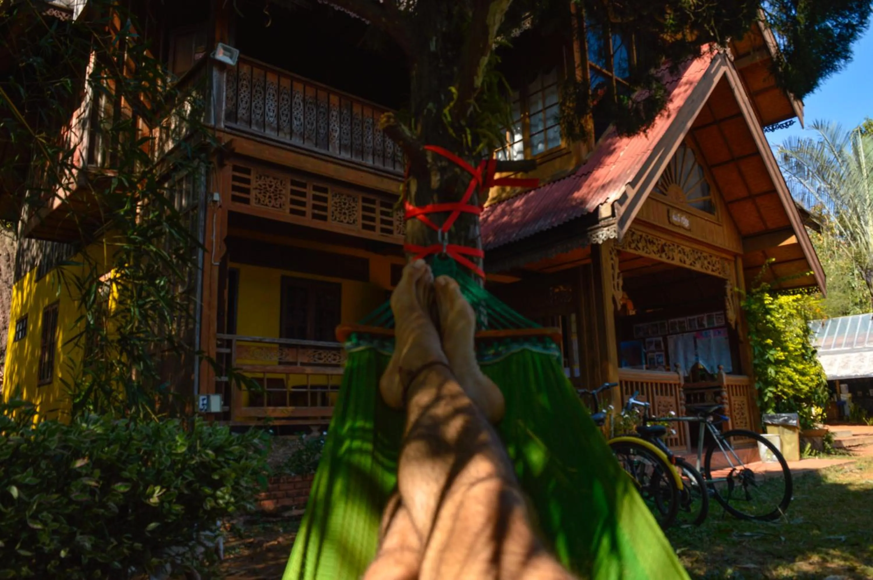 Garden in Crossroads house