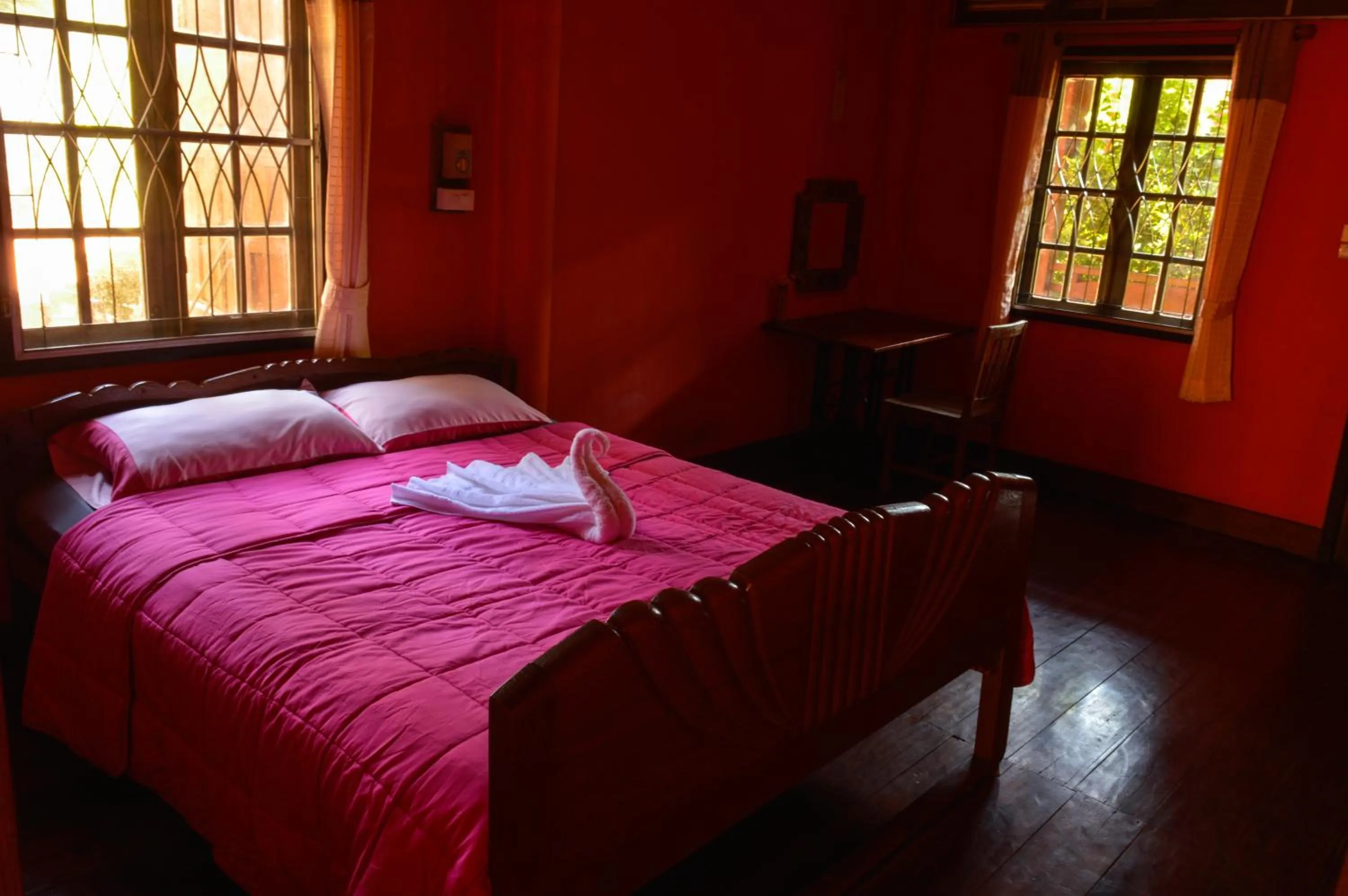 Bed in Crossroads house