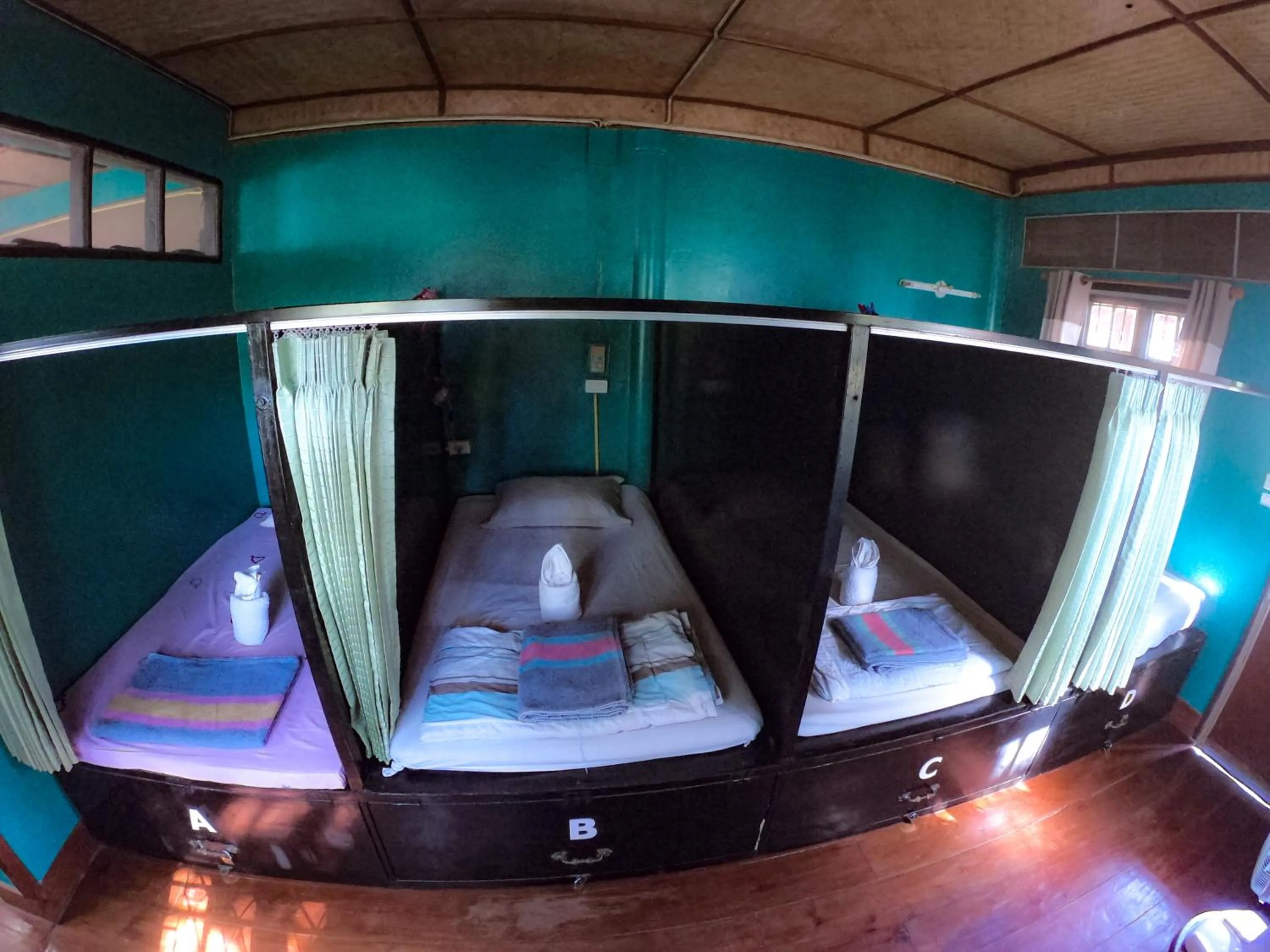 Bed in Crossroads house