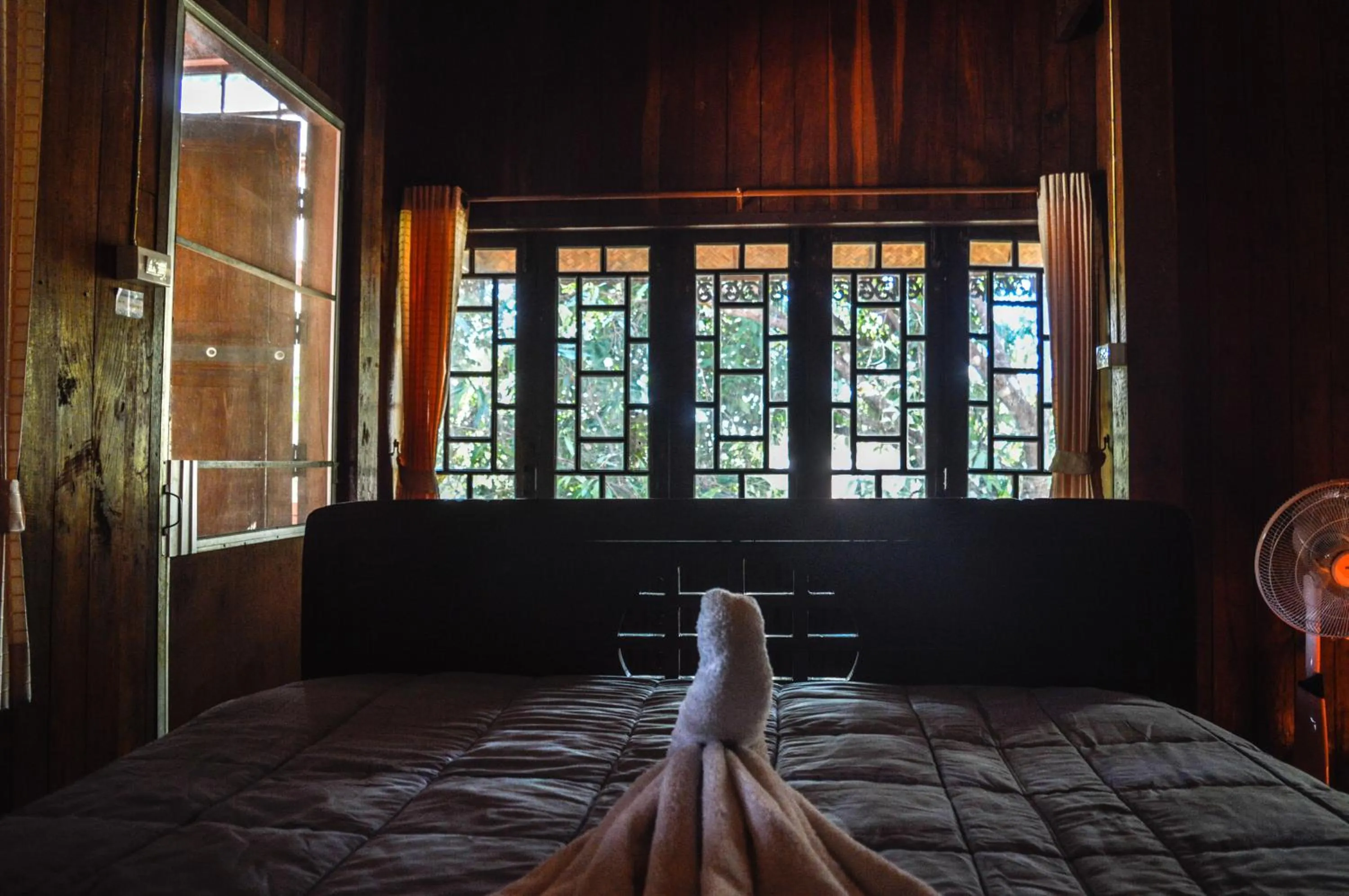 Bed in Crossroads house