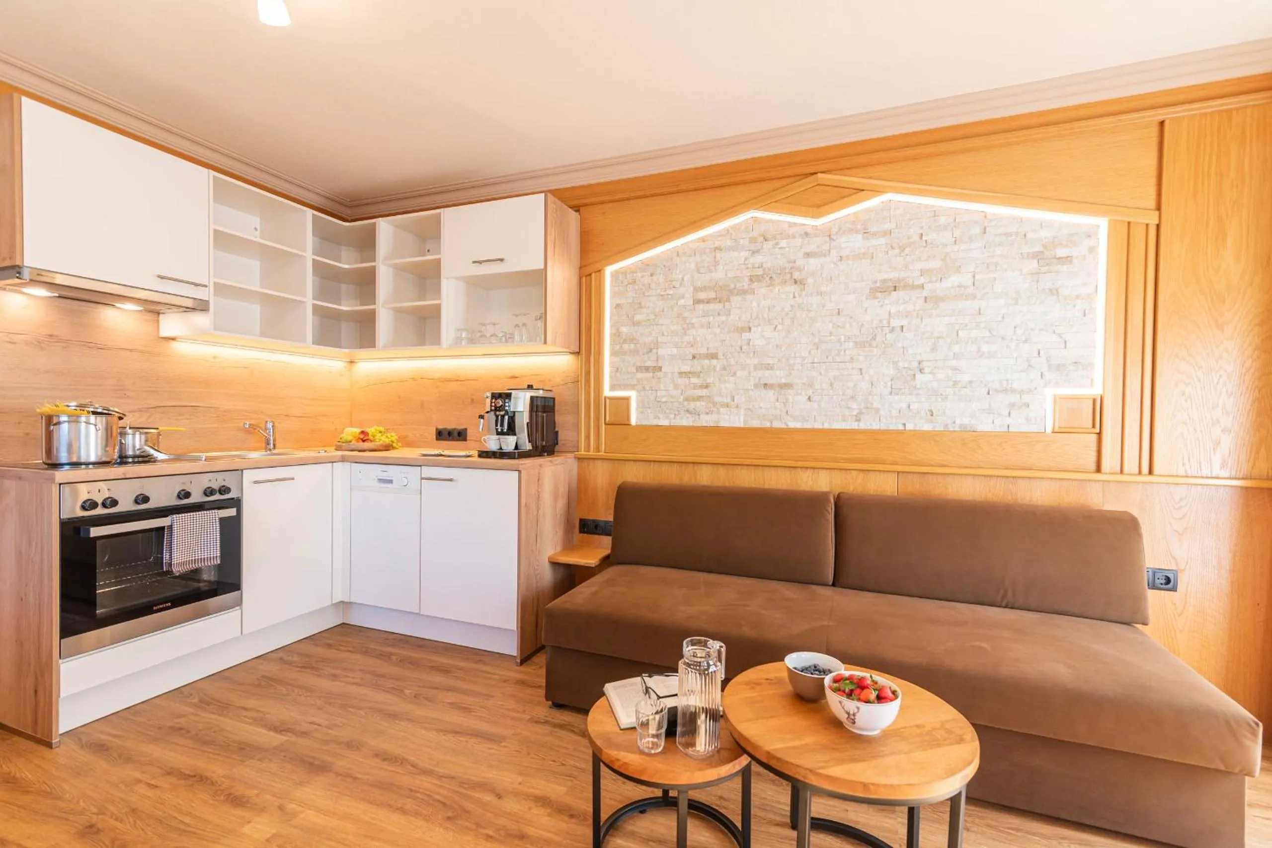 kitchen in Hotel Garni Apart TINA