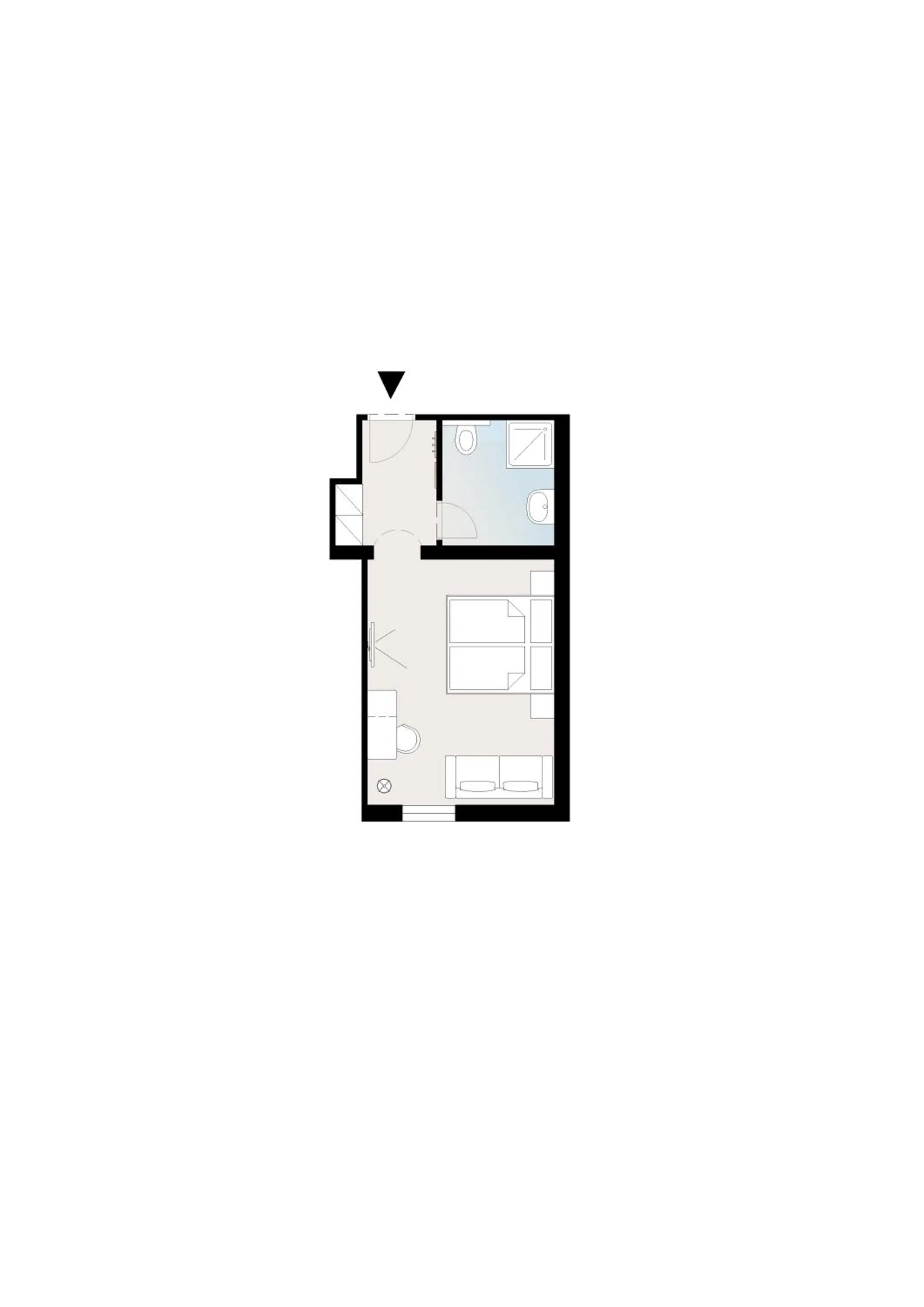 Floor plan in Hotel Garni Apart TINA
