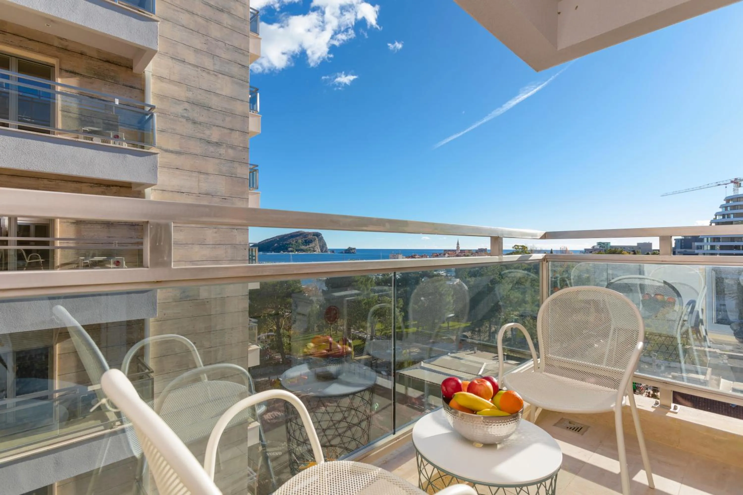 Balcony/Terrace in Apartments Krug