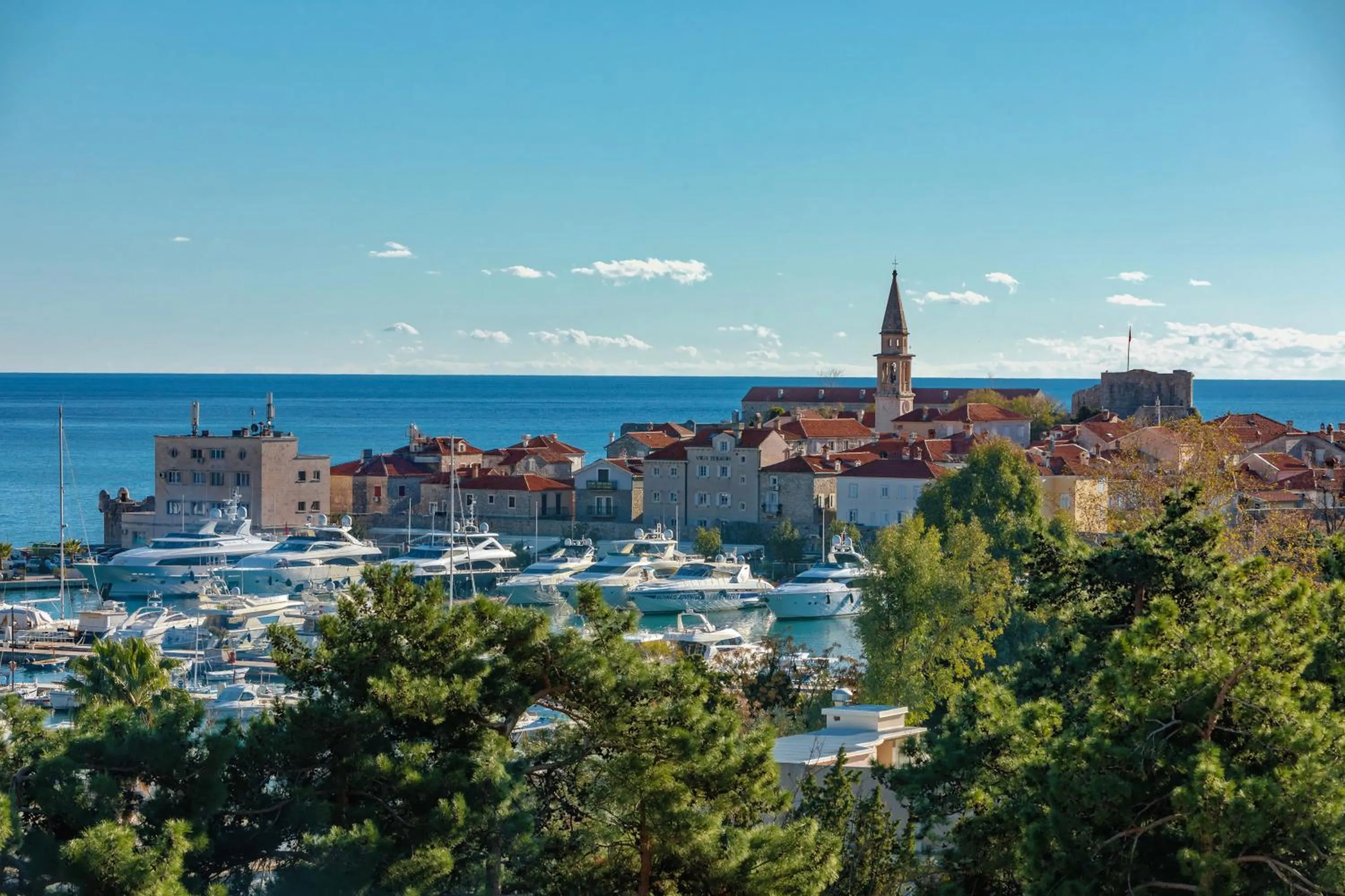 City view in Apartments Krug