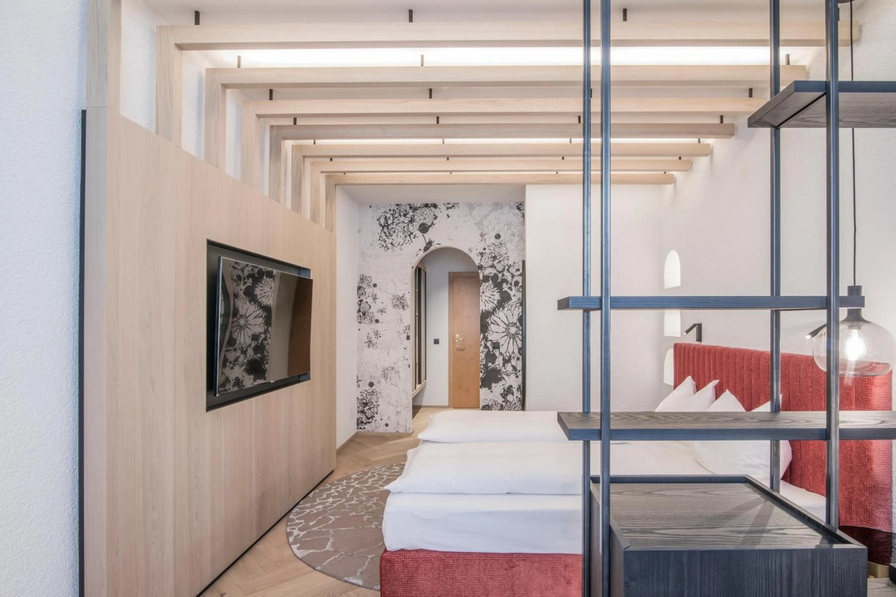 Bed in Posthotel Lamm