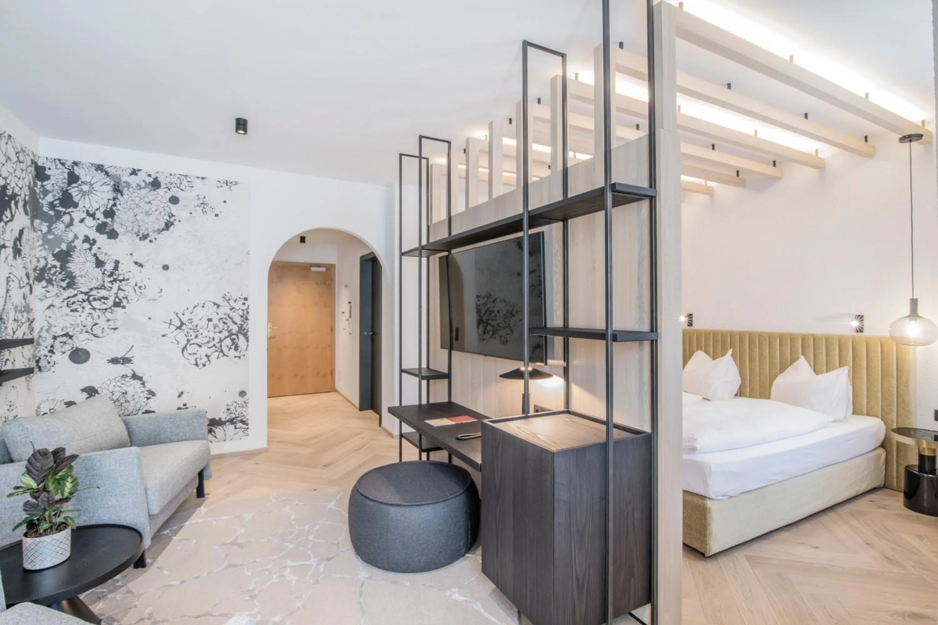 Bed in Posthotel Lamm