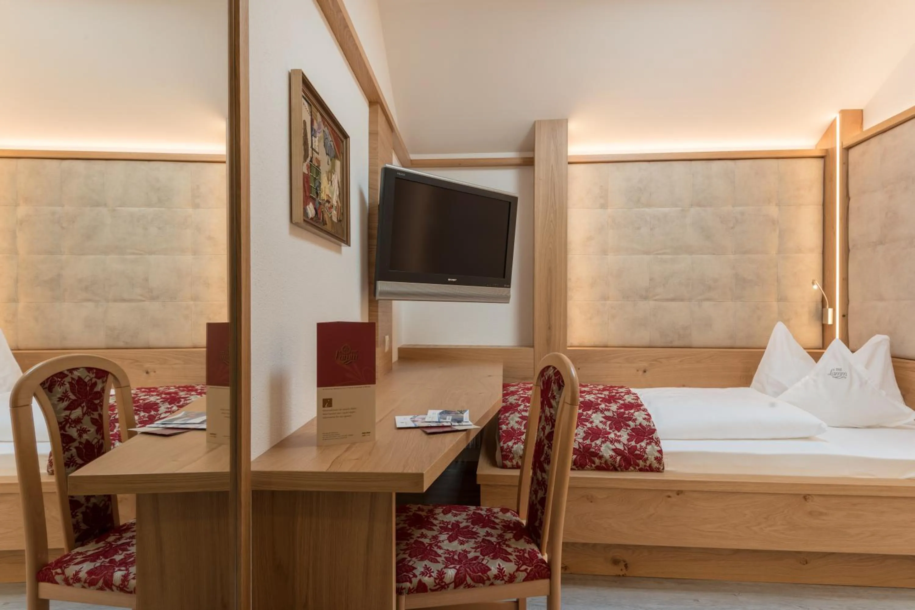 Bed in Posthotel Lamm