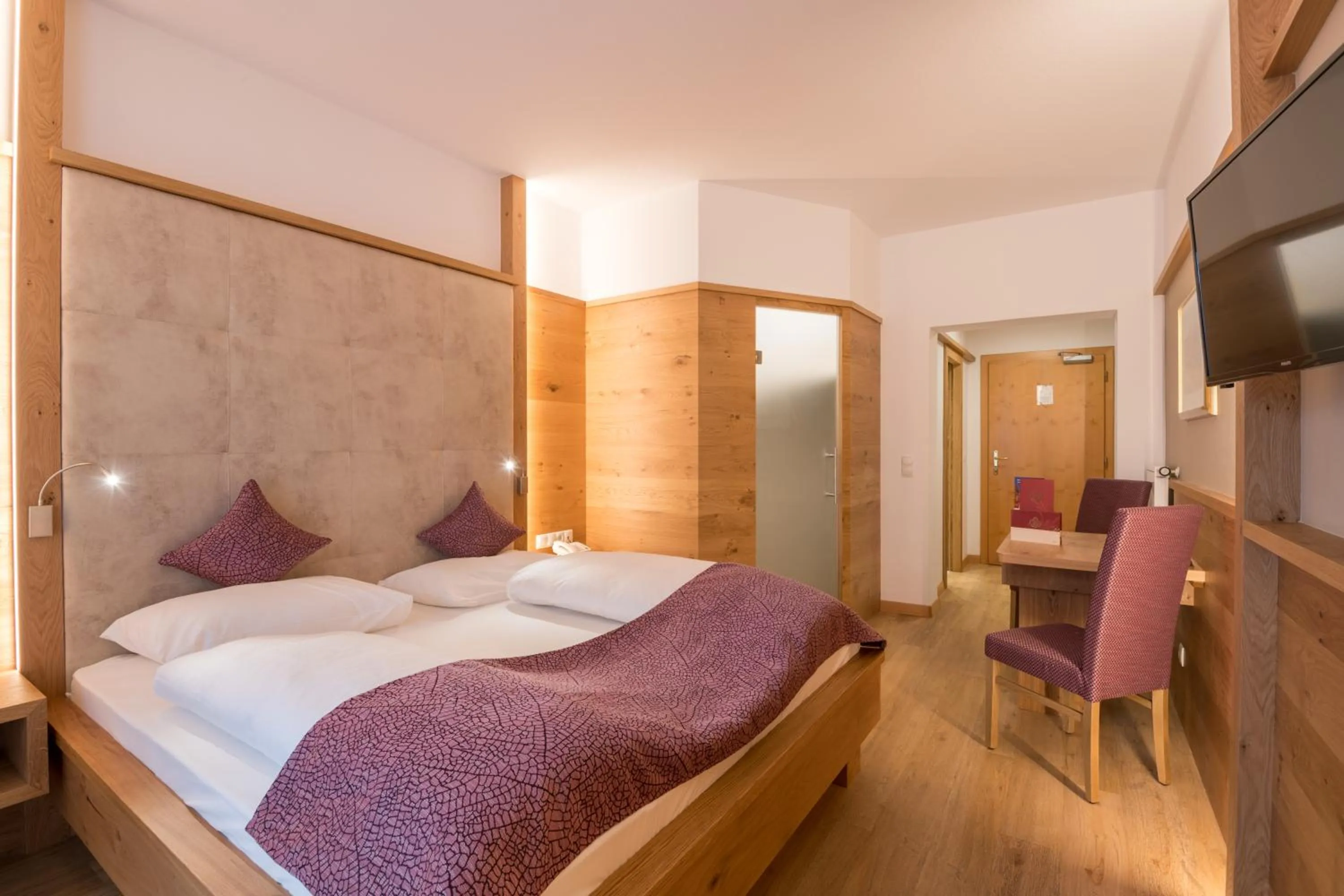 Bed in Posthotel Lamm