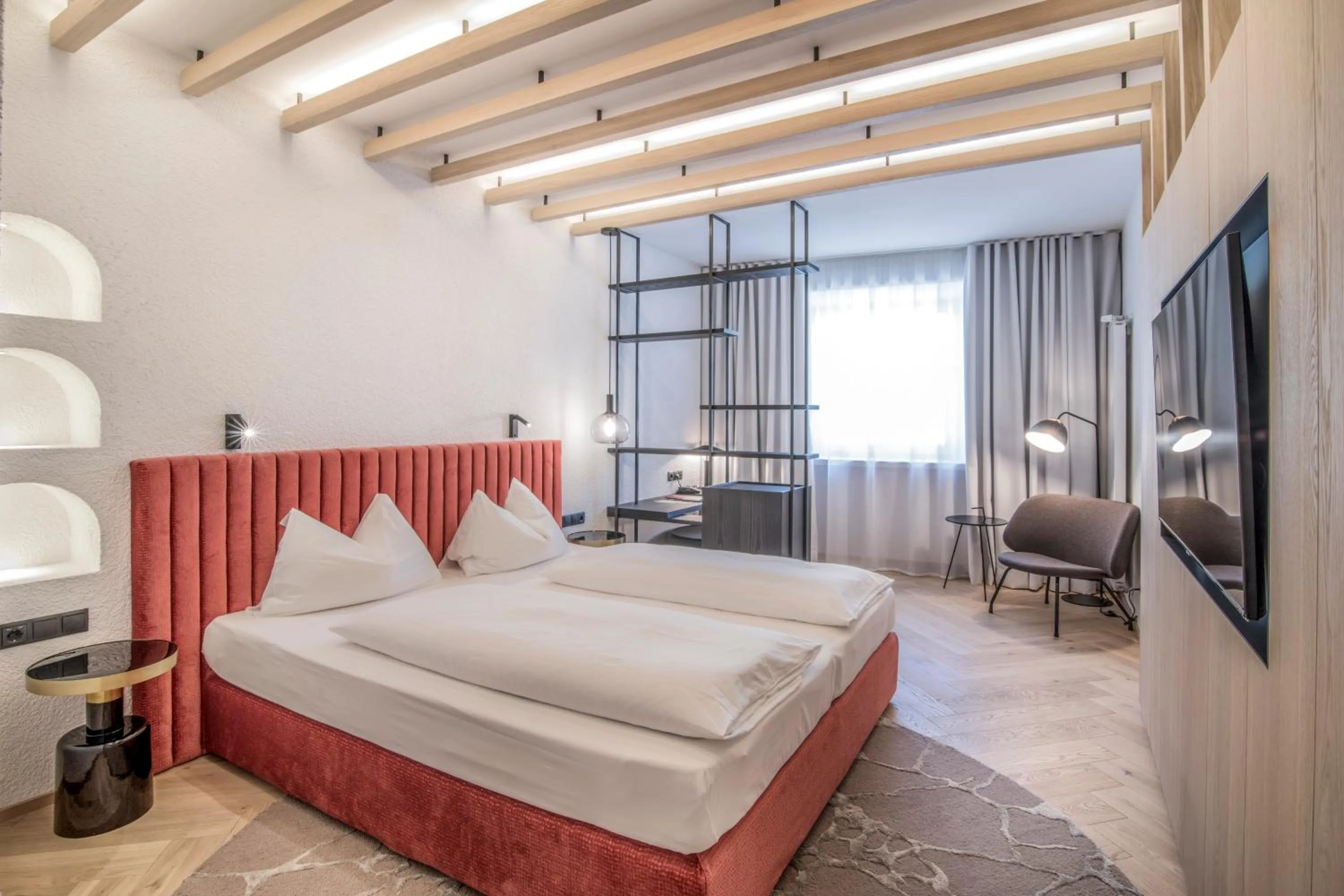 Bed in Posthotel Lamm