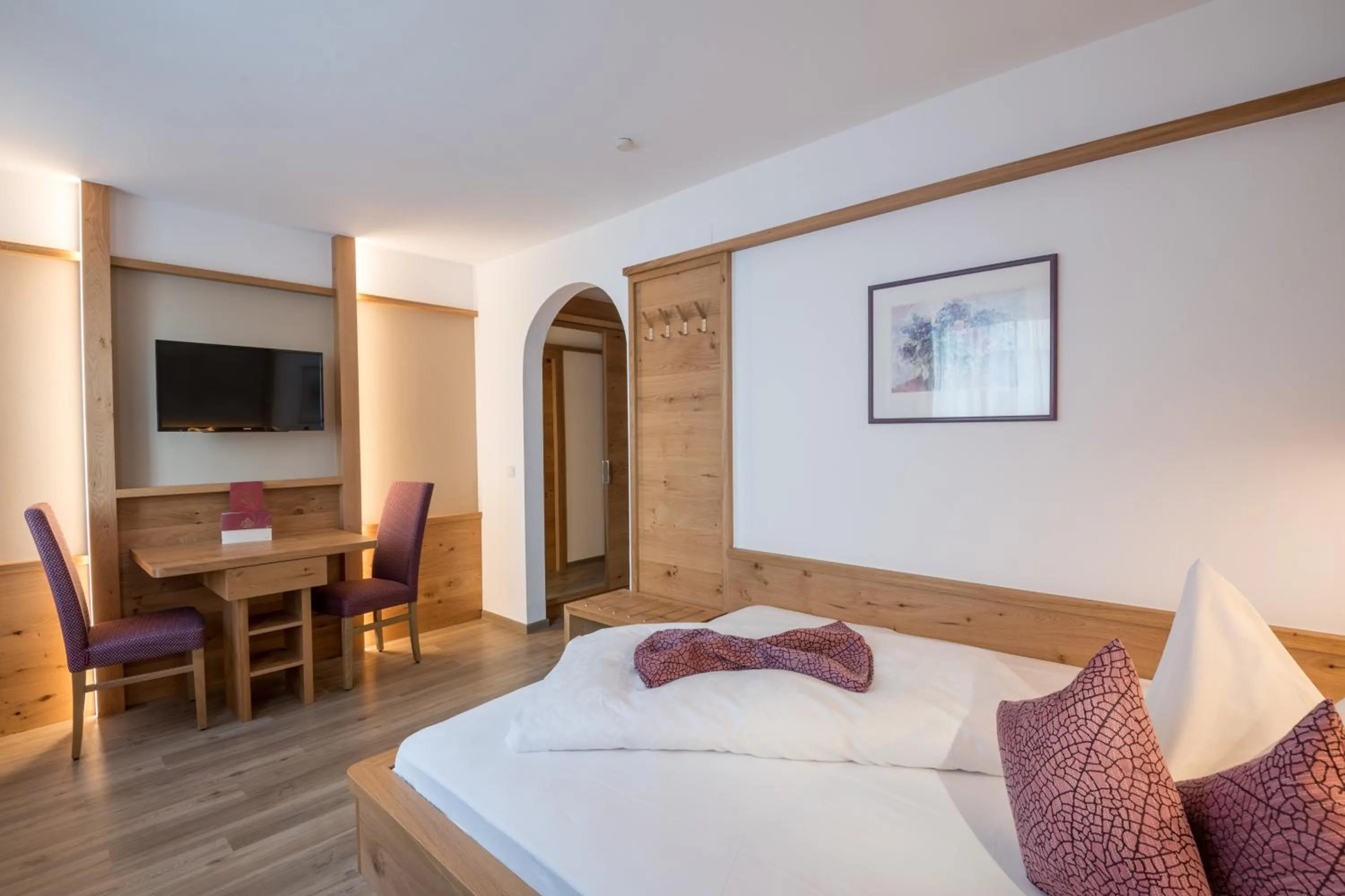 Bed in Posthotel Lamm