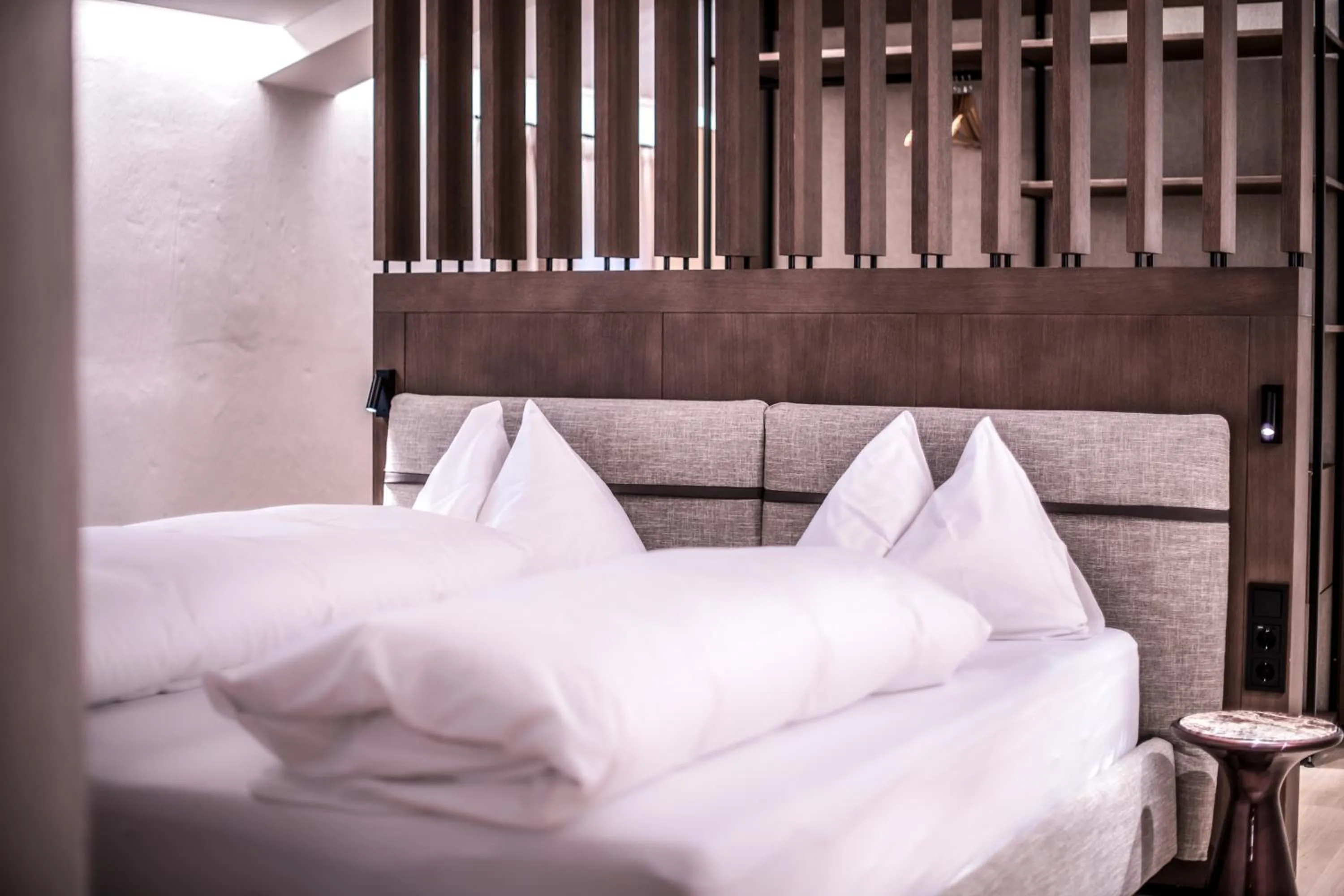 Bed in Posthotel Lamm