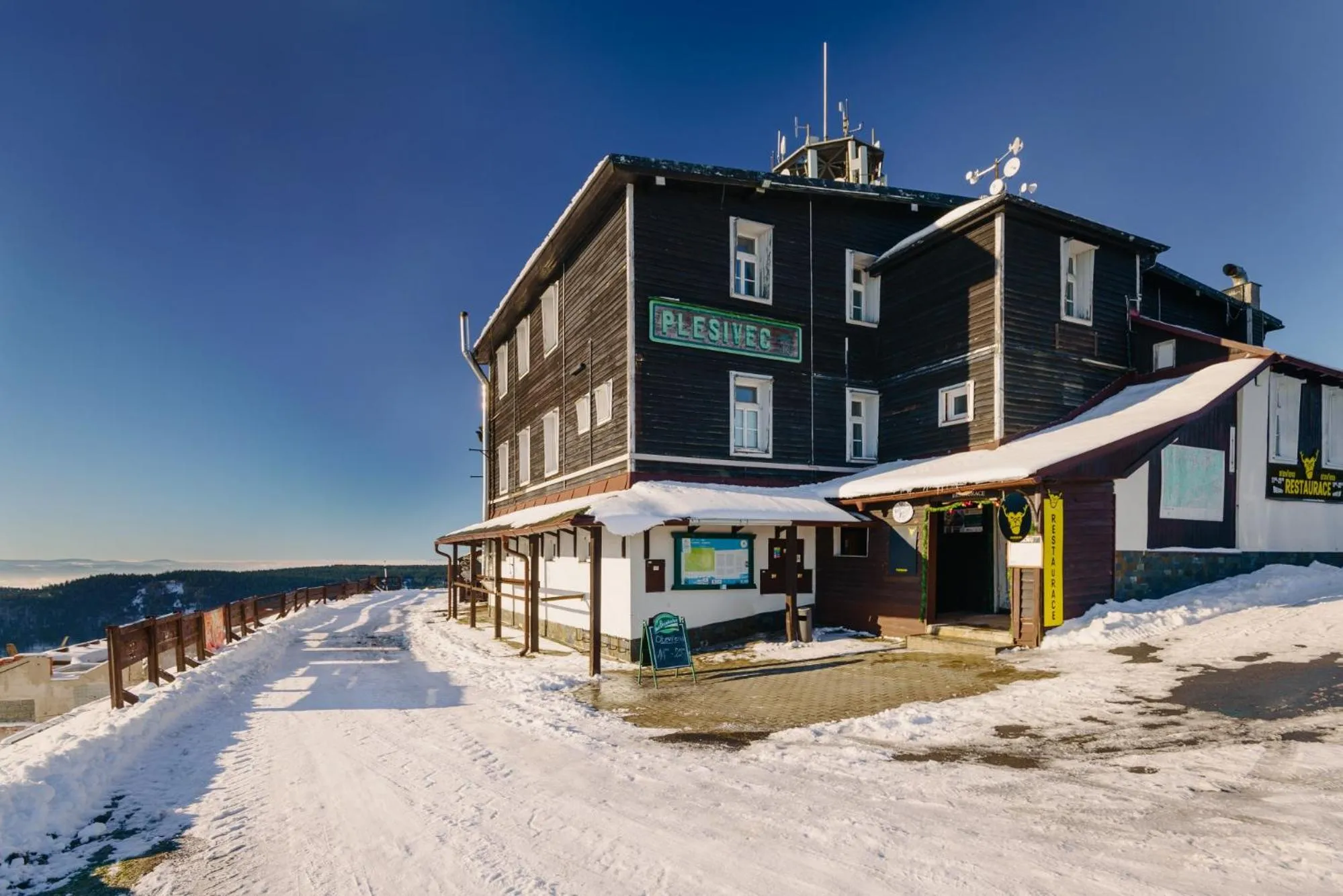 Property building in Hotel Plesivec