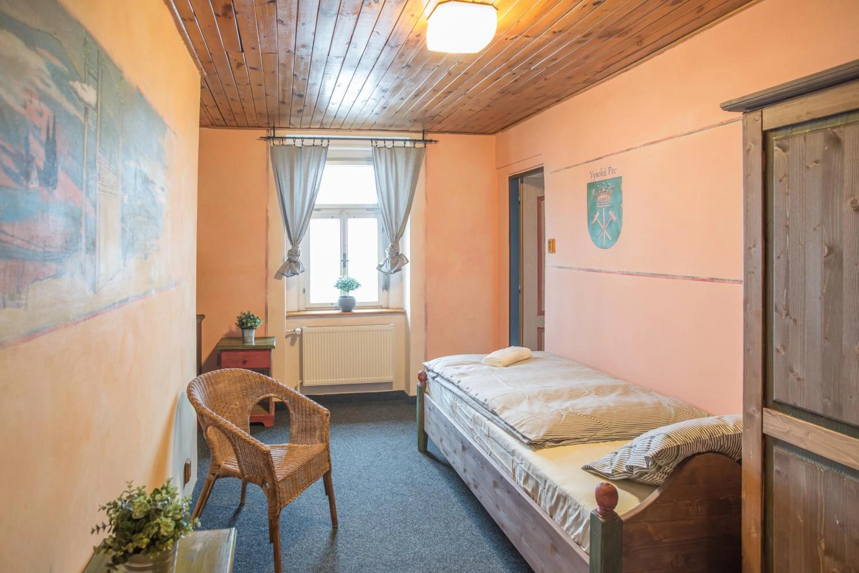 Day, Bed in Hotel Plesivec