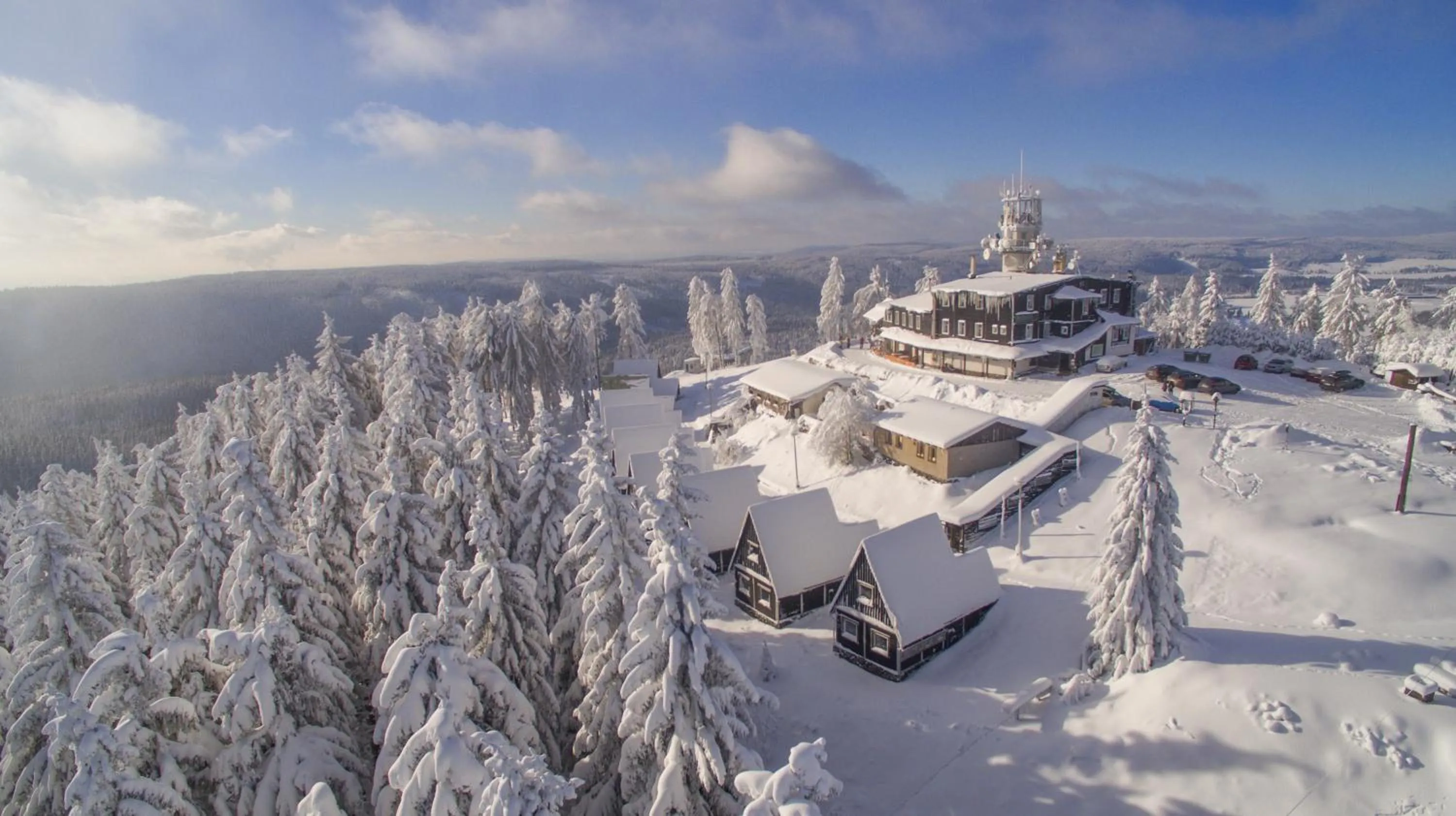 Bird's eye view in Hotel Plesivec
