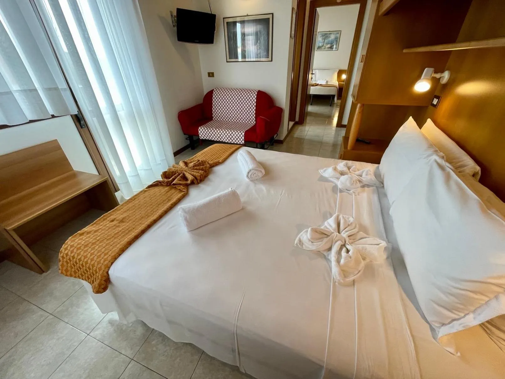 Photo of the whole room in Hotel Rosa Caorle