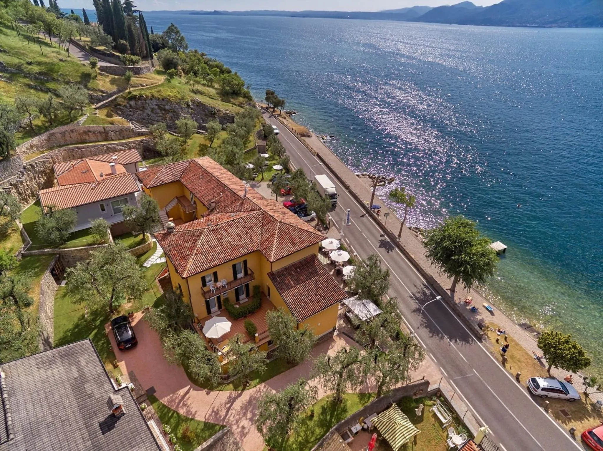 Bird's eye view in Albergo Del Garda