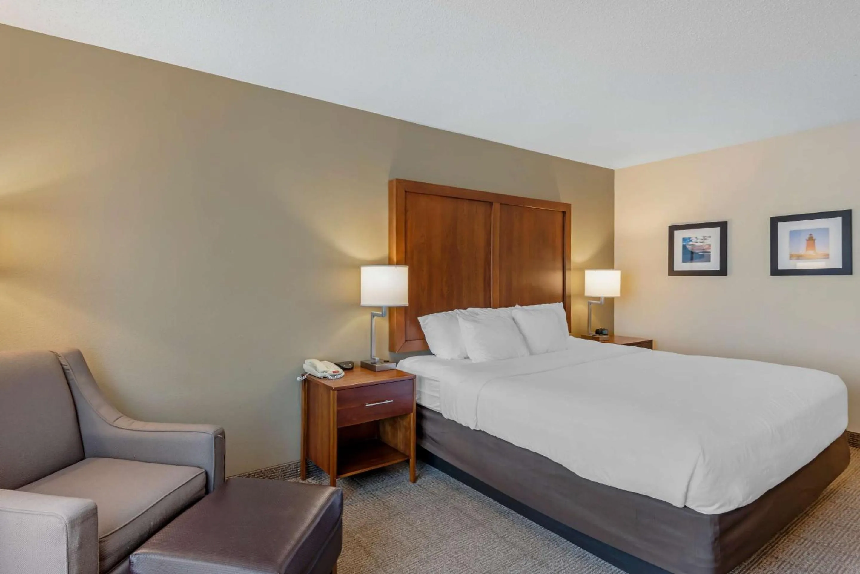 Bedroom, Bed in Comfort Inn & Suites Dover near Speedway