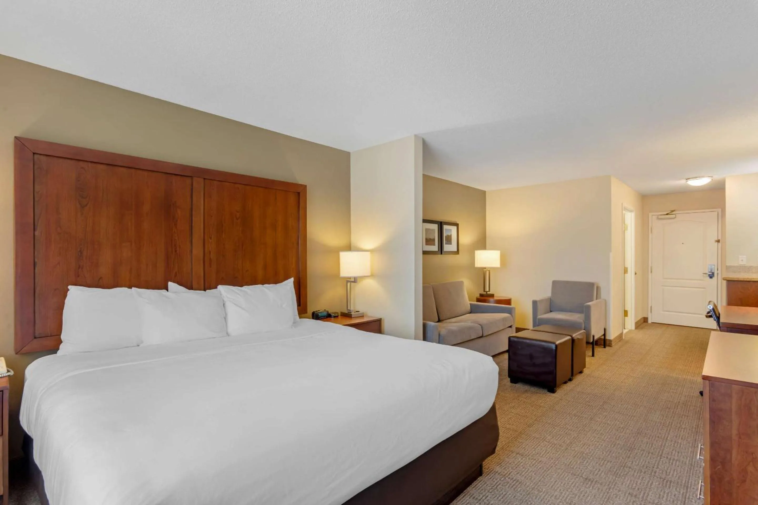 Bedroom, Bed in Comfort Inn & Suites Dover near Speedway