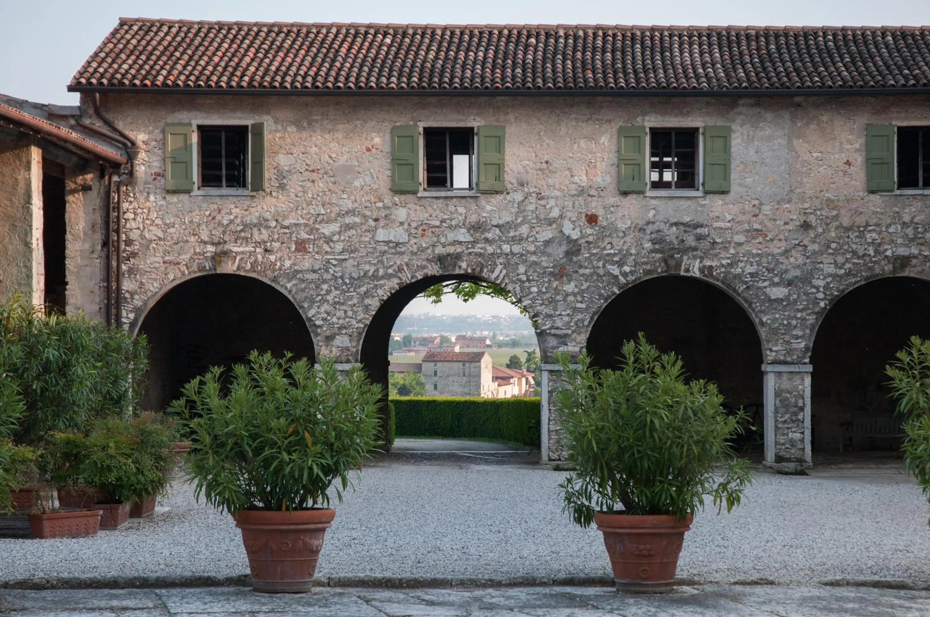Facade/entrance in La Foresteria Serego Alighieri