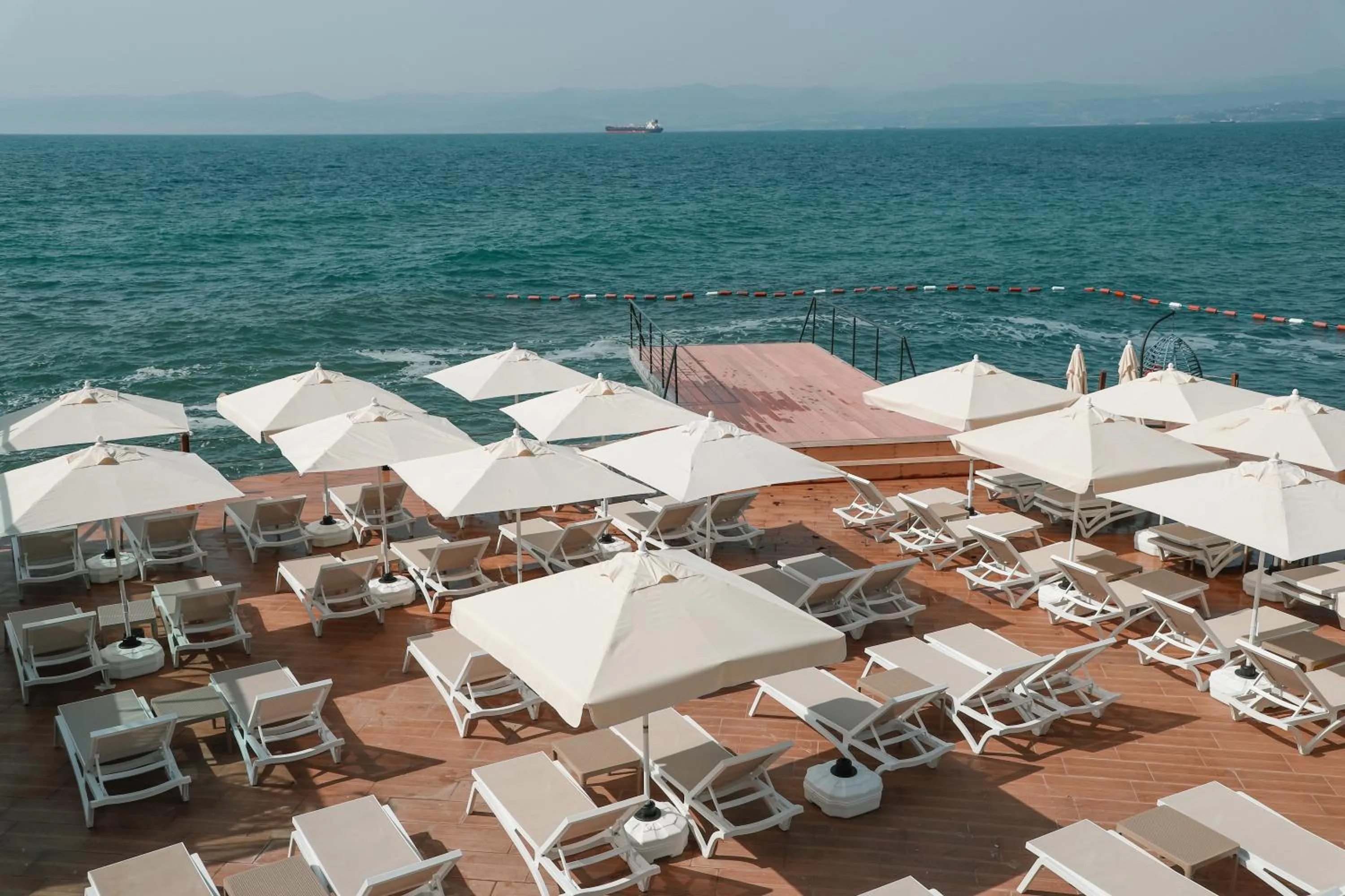 sunbed in Vira Otel Suites