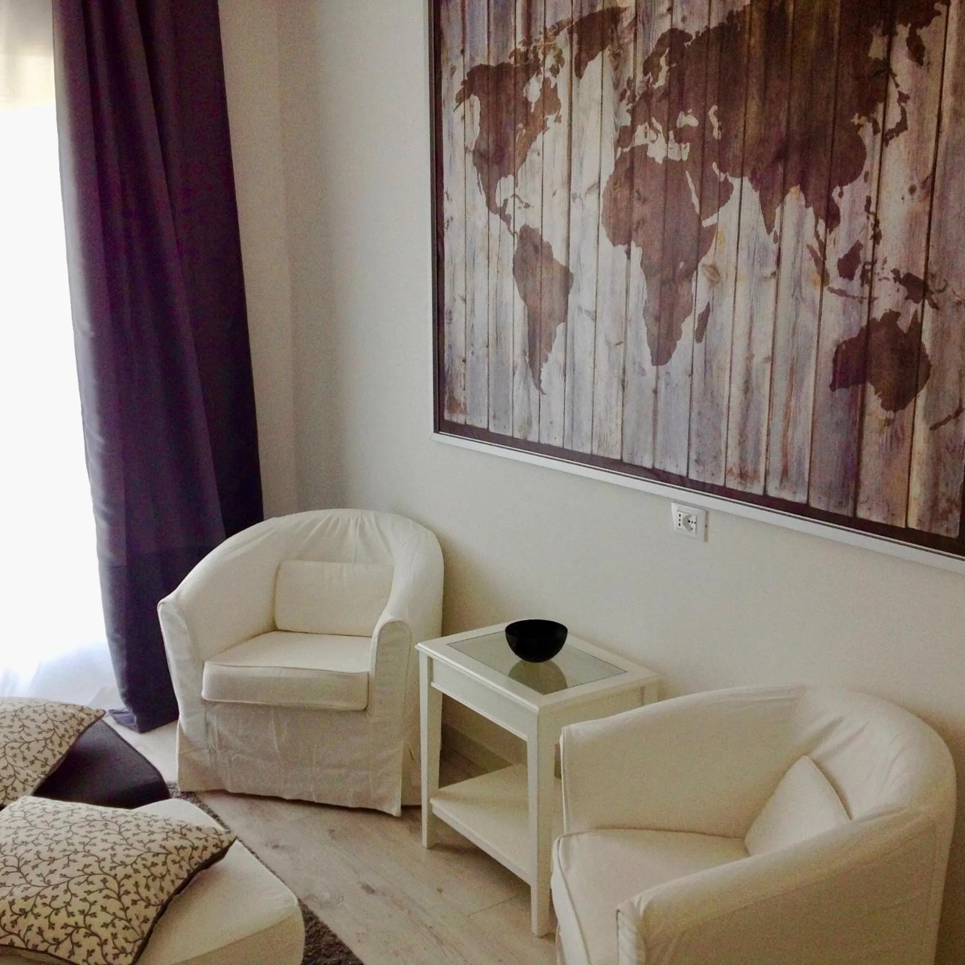 Living room in Hotel La Perla