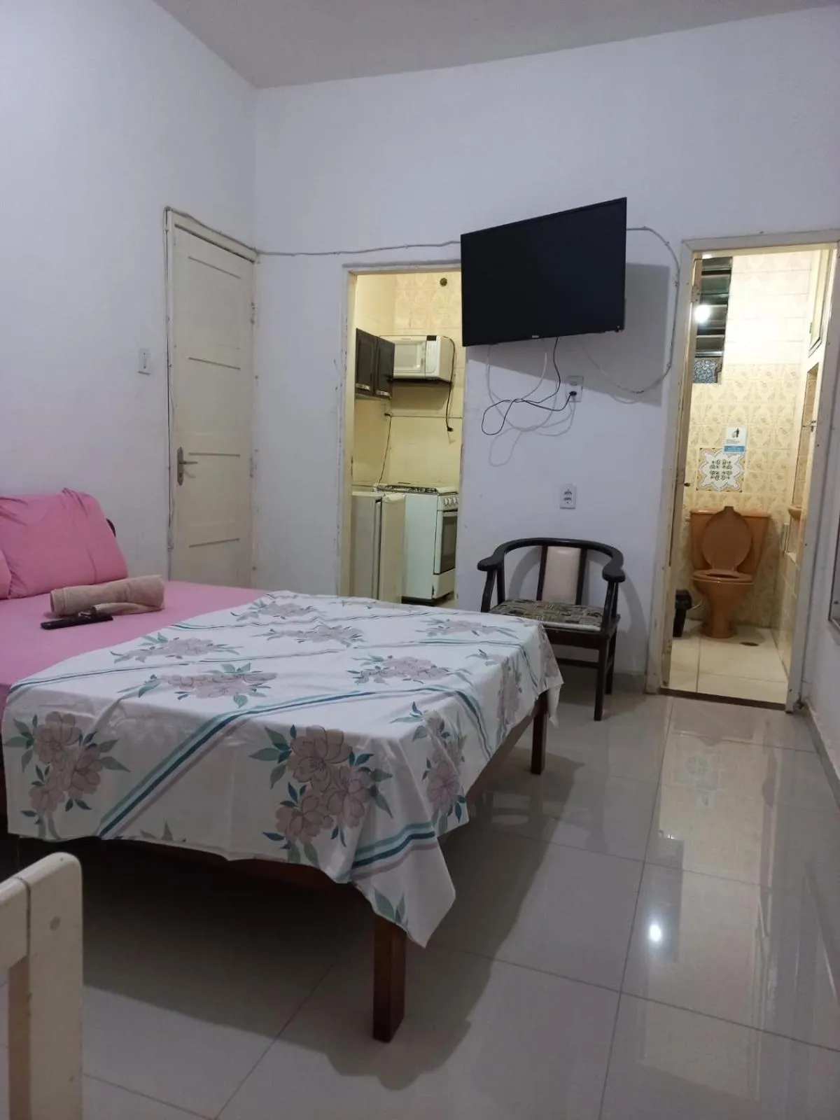 Bed in Pousada Cantinho da Família