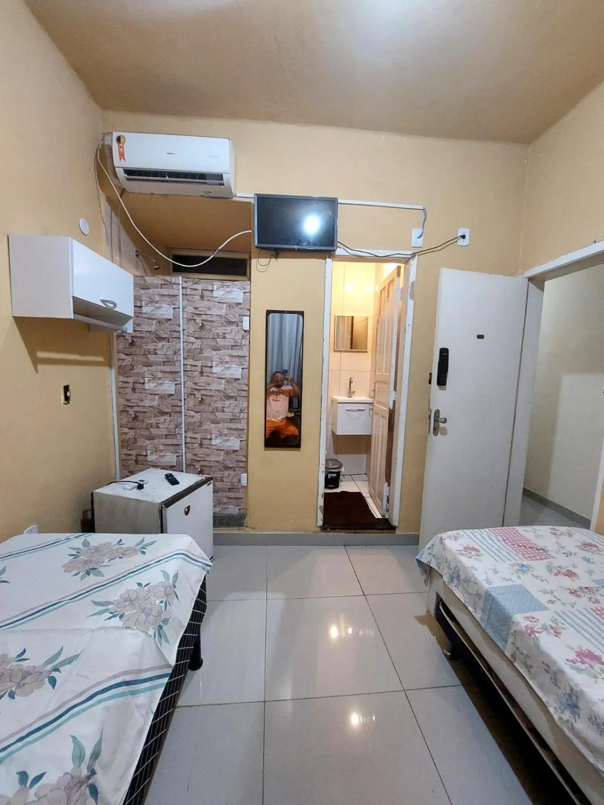 Bed in Pousada Cantinho da Família