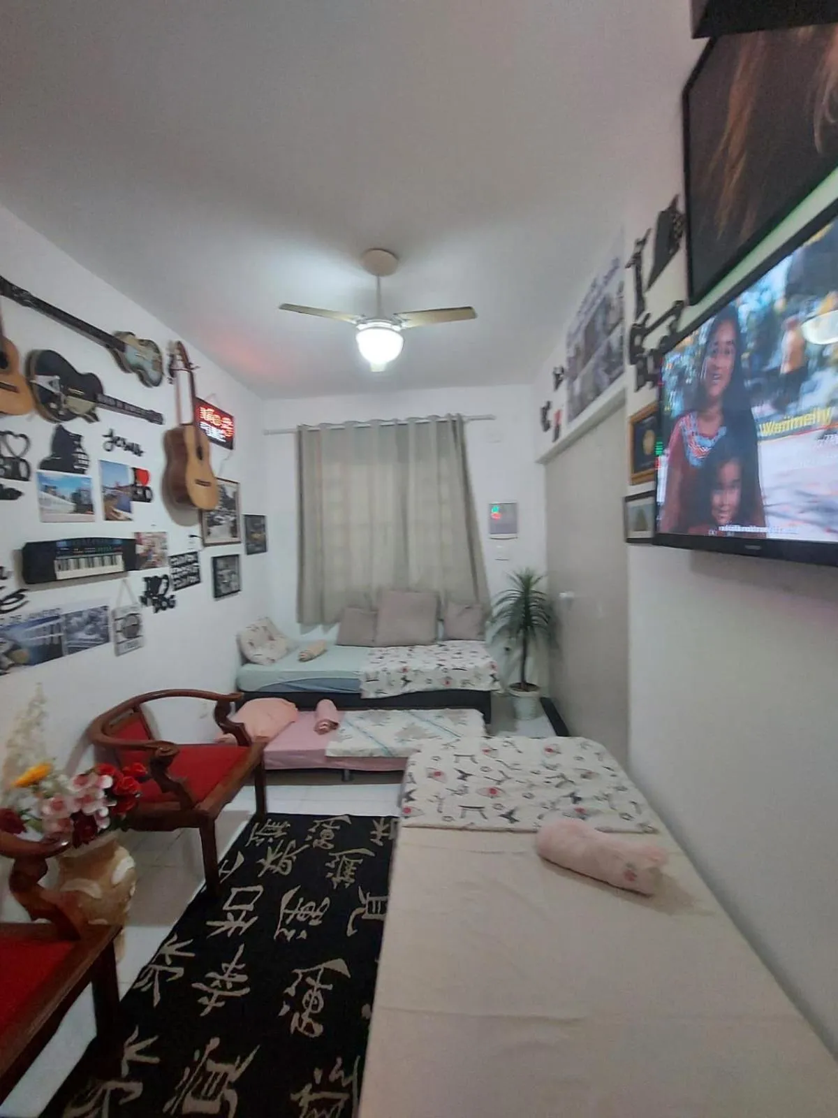 Bed in Pousada Cantinho da Família