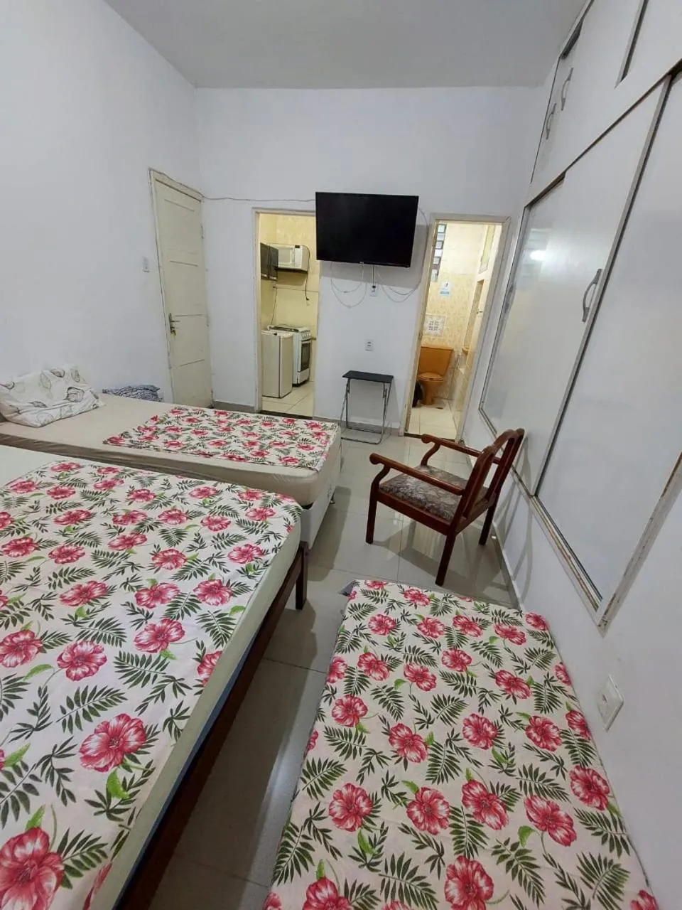 Bed in Pousada Cantinho da Família