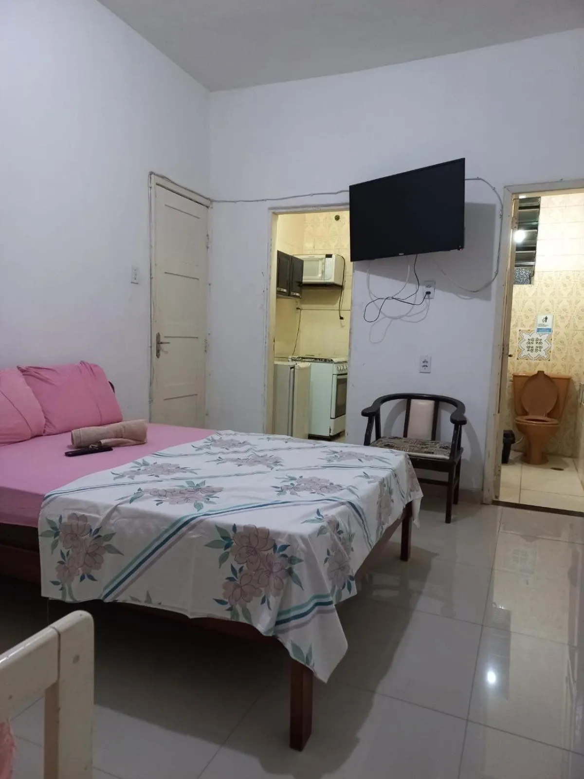 Bed in Pousada Cantinho da Família