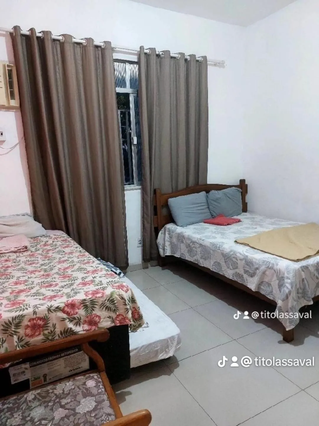 Bed in Pousada Cantinho da Família