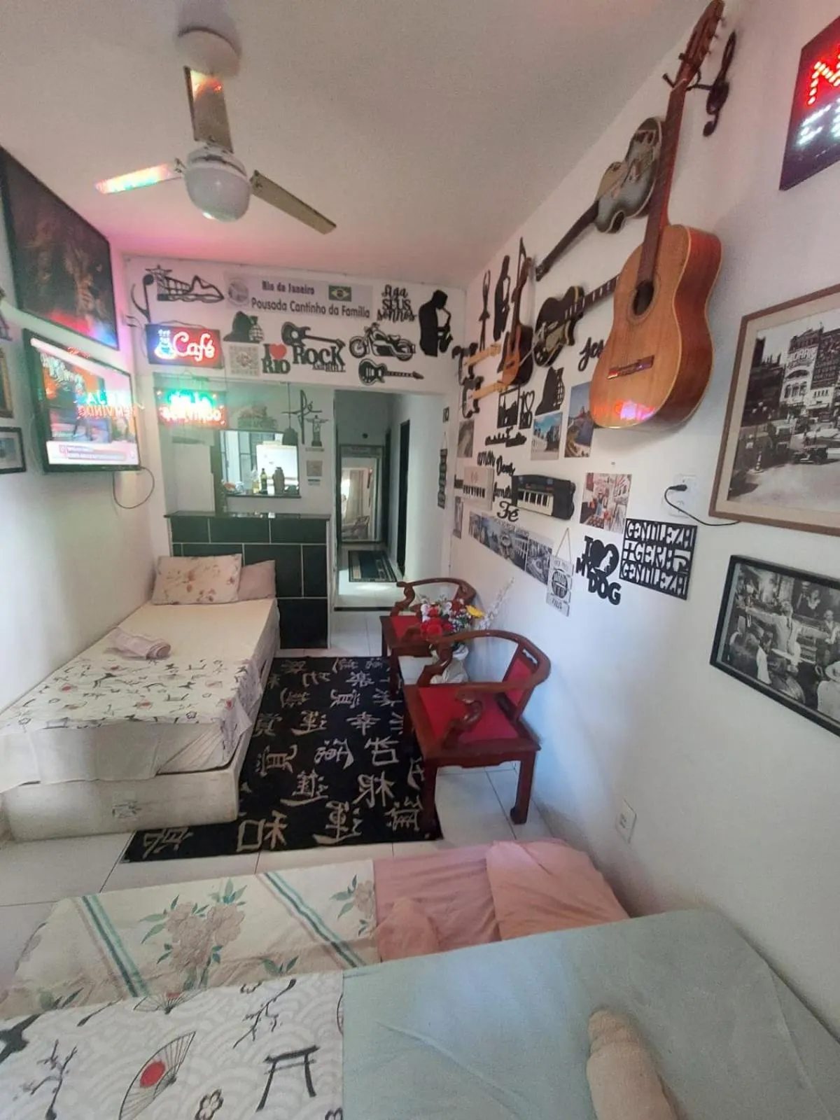 Bed in Pousada Cantinho da Família