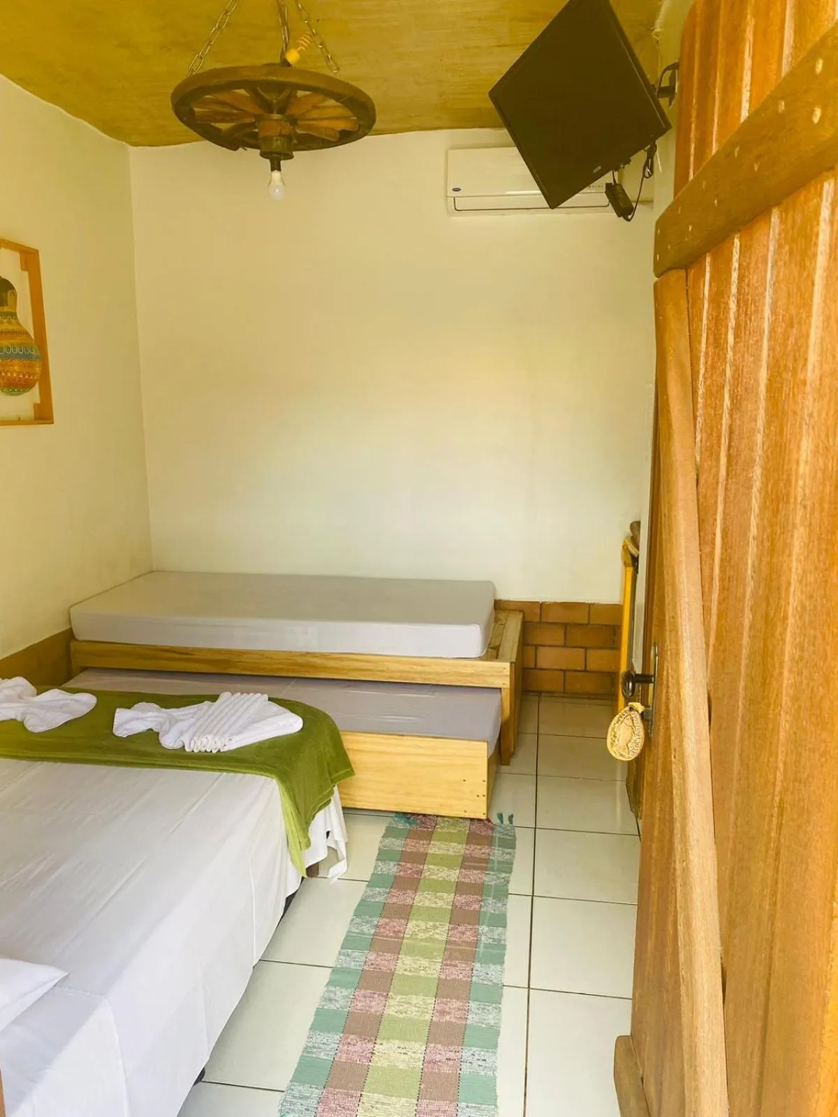 Bed in Pousada Segredo