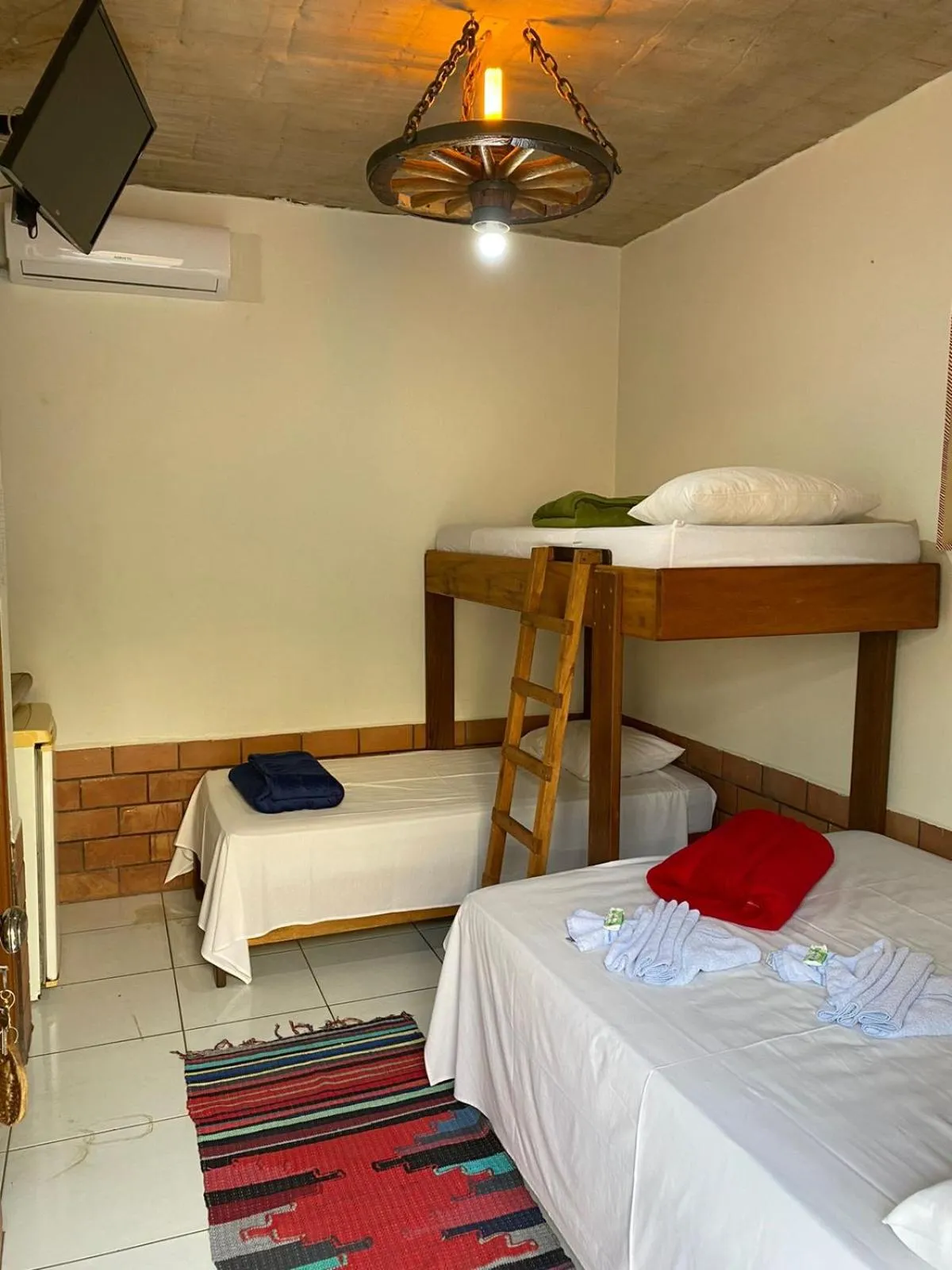 Bed in Pousada Segredo