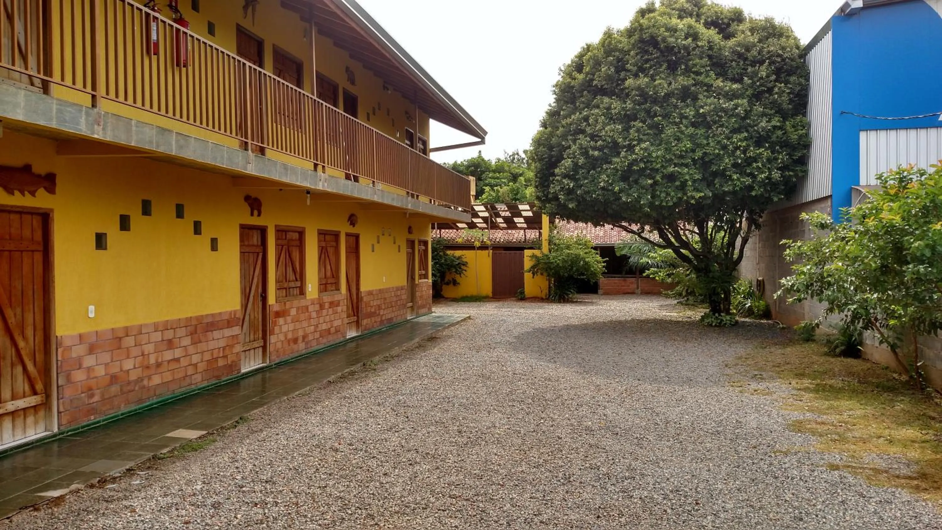 Inner courtyard view in Pousada Segredo