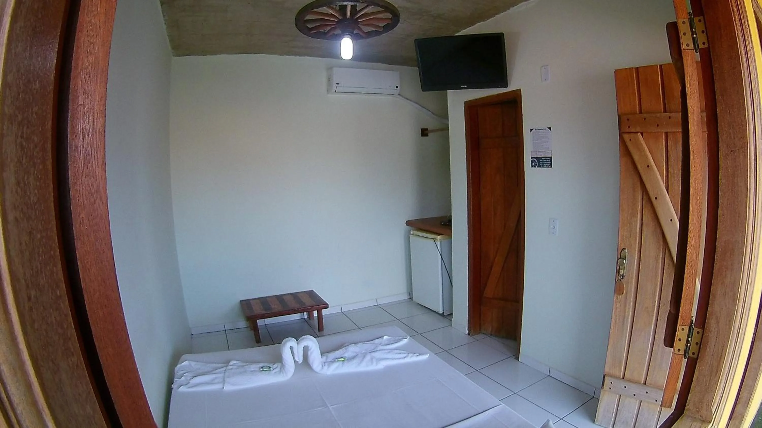 Bed in Pousada Segredo