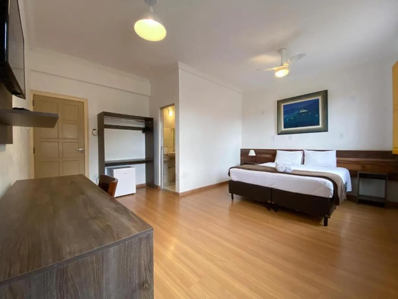 Bed in Pousada Imperial Cidade