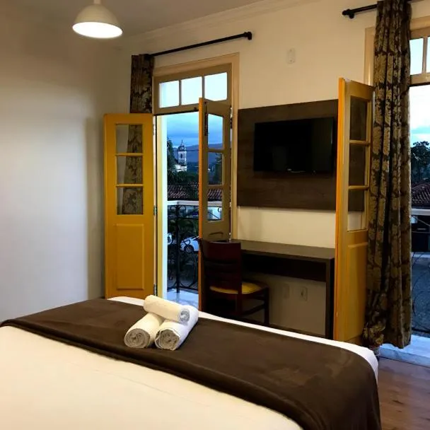 Bed in Pousada Imperial Cidade