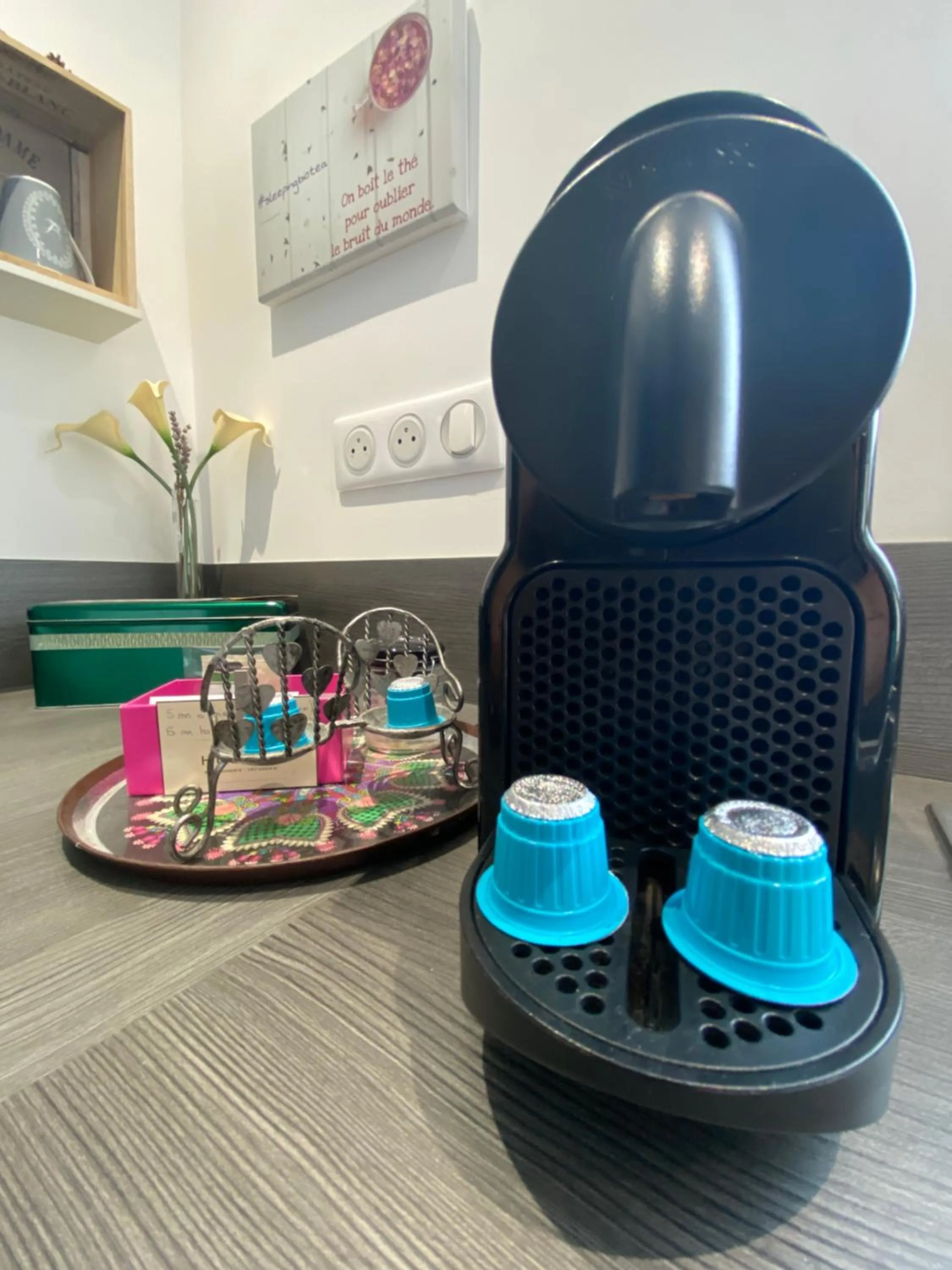 Kitchen or kitchenette in Sleeping Bio Tea