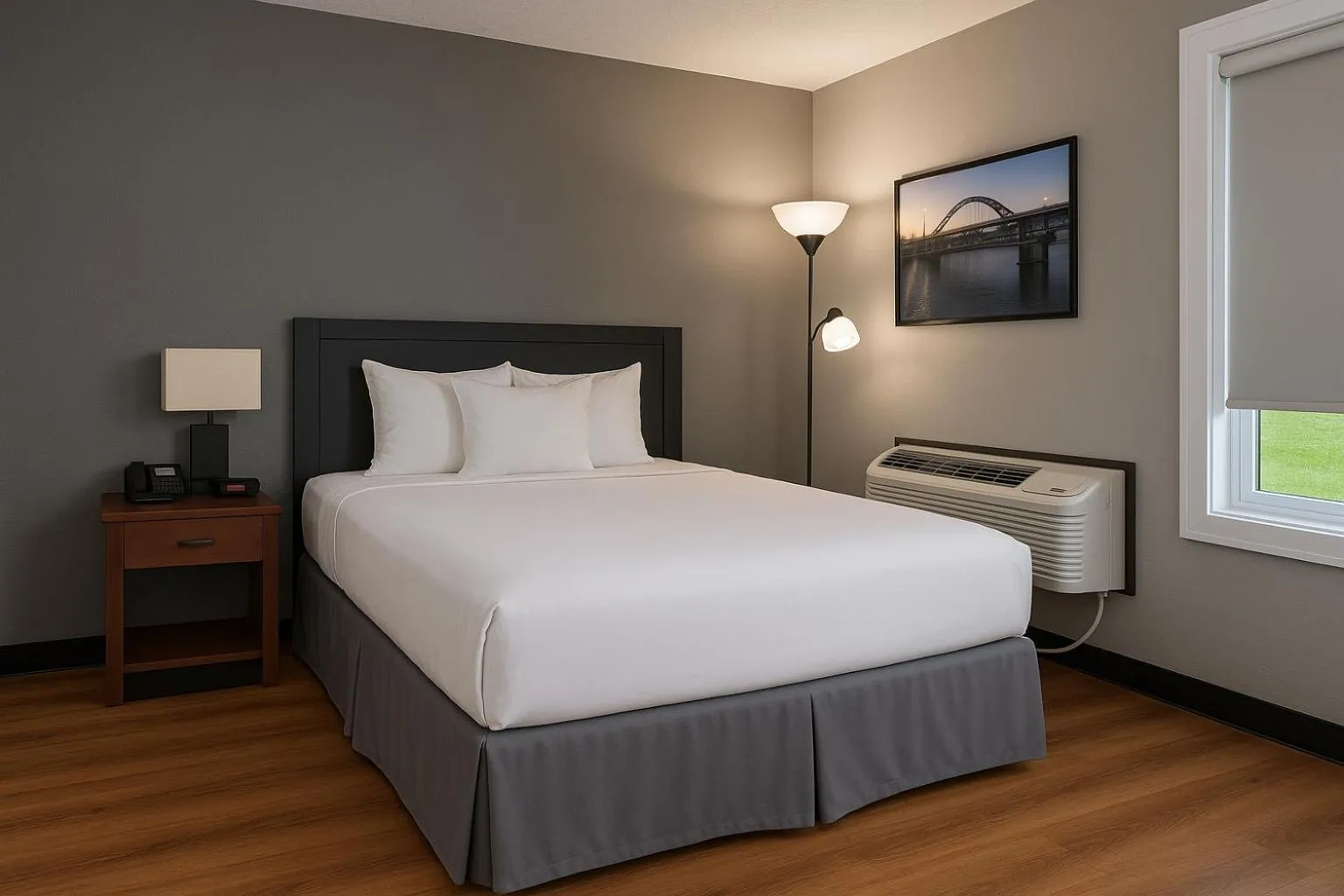 Bed in Sunnyside Inn and Suites