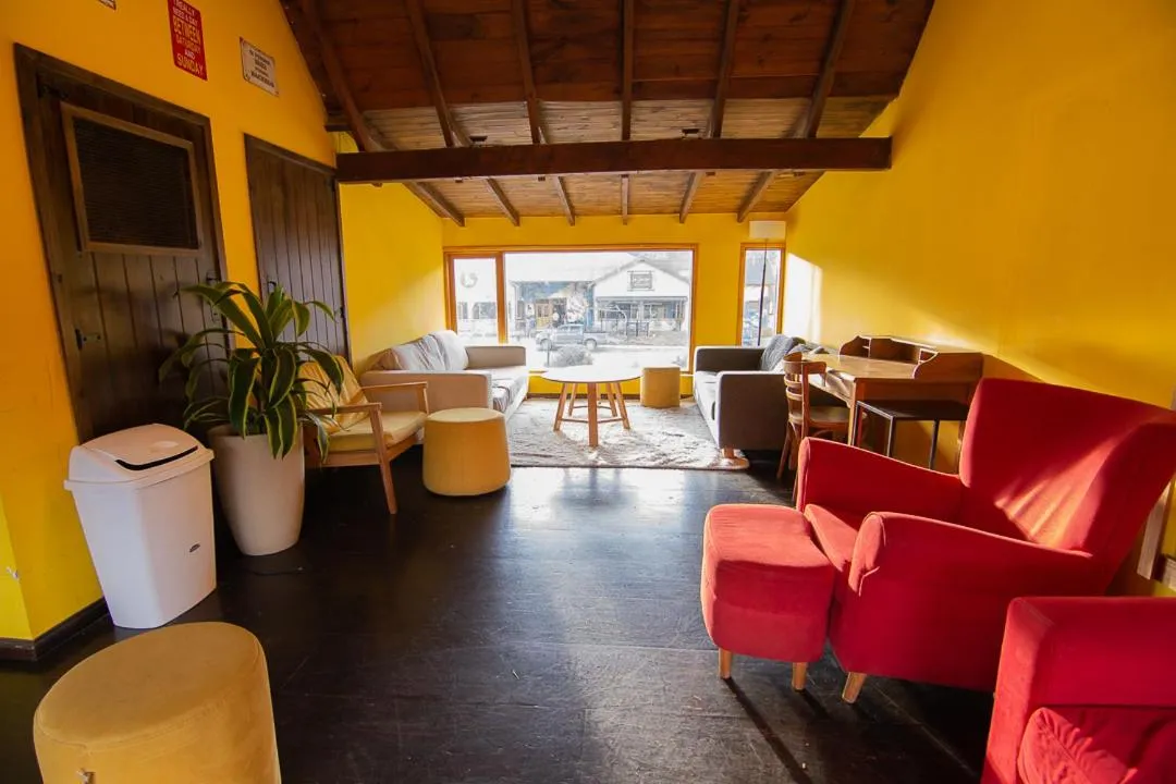 Living room in Rancho Grande Hostel