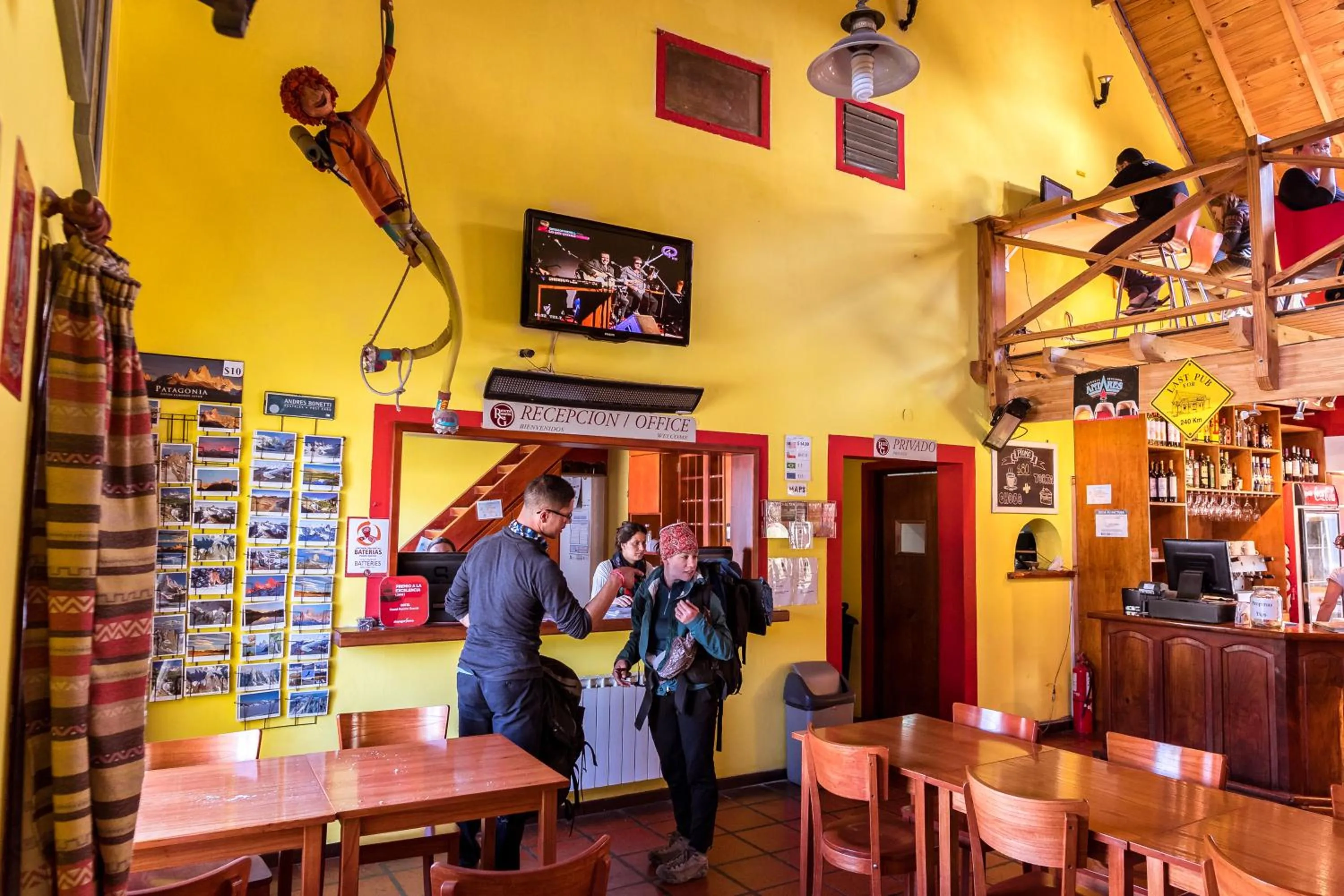 Lobby or reception in Rancho Grande Hostel