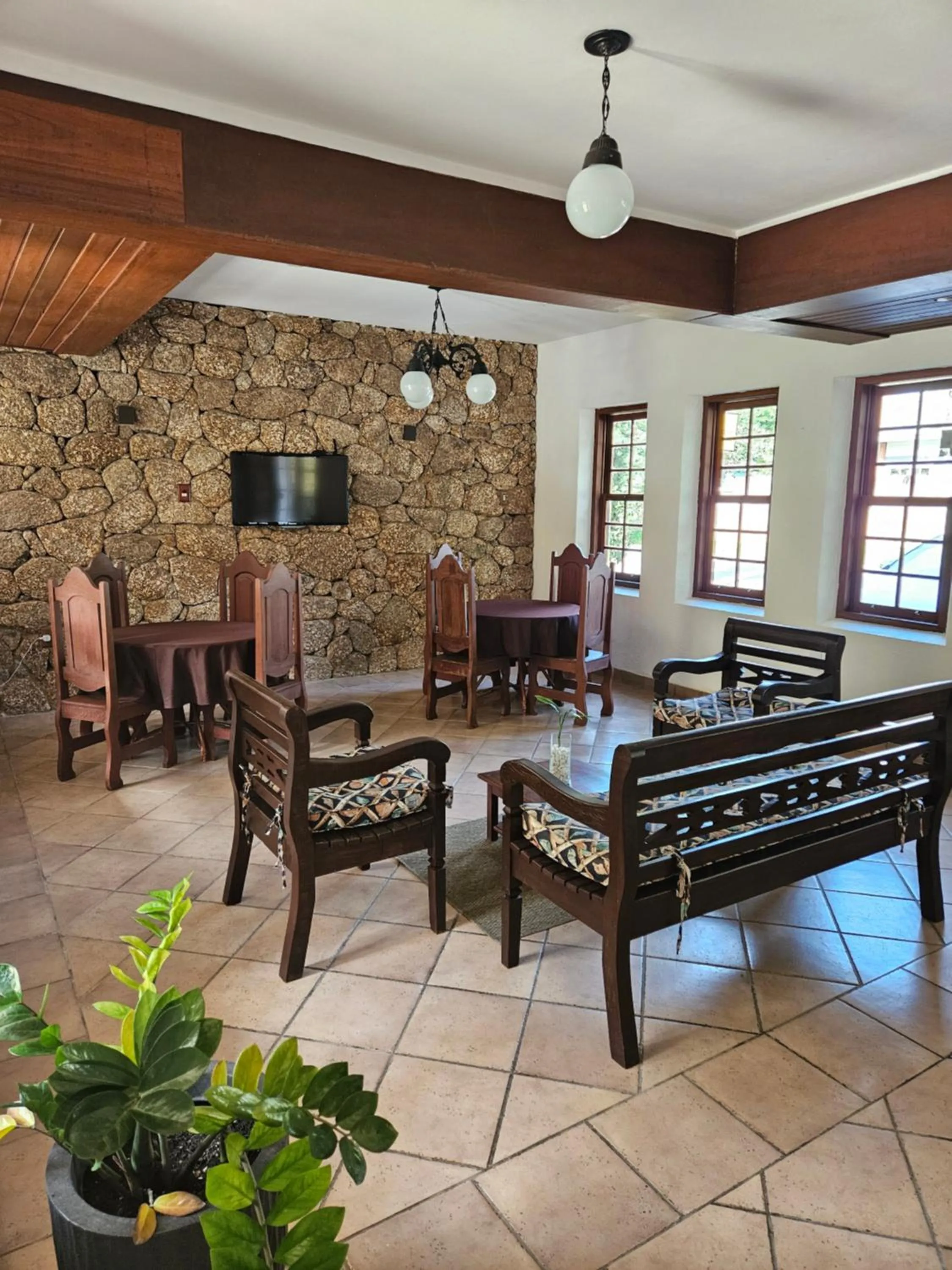 Lobby or reception in Pousada Cicerone - Portal das Artes - Com Gerador de Energia