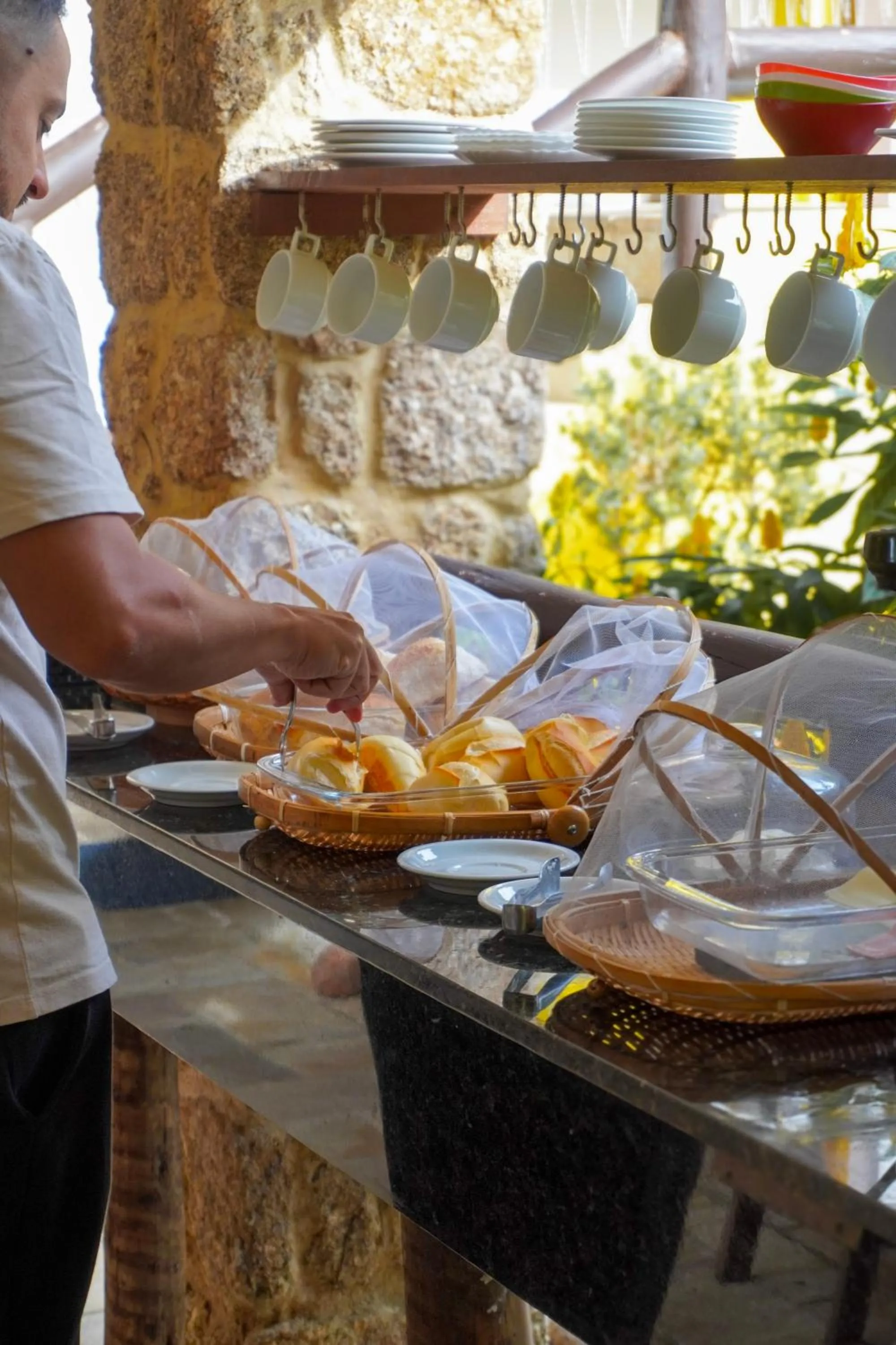 Breakfast in Pousada Cicerone - Portal das Artes - Com Gerador de Energia