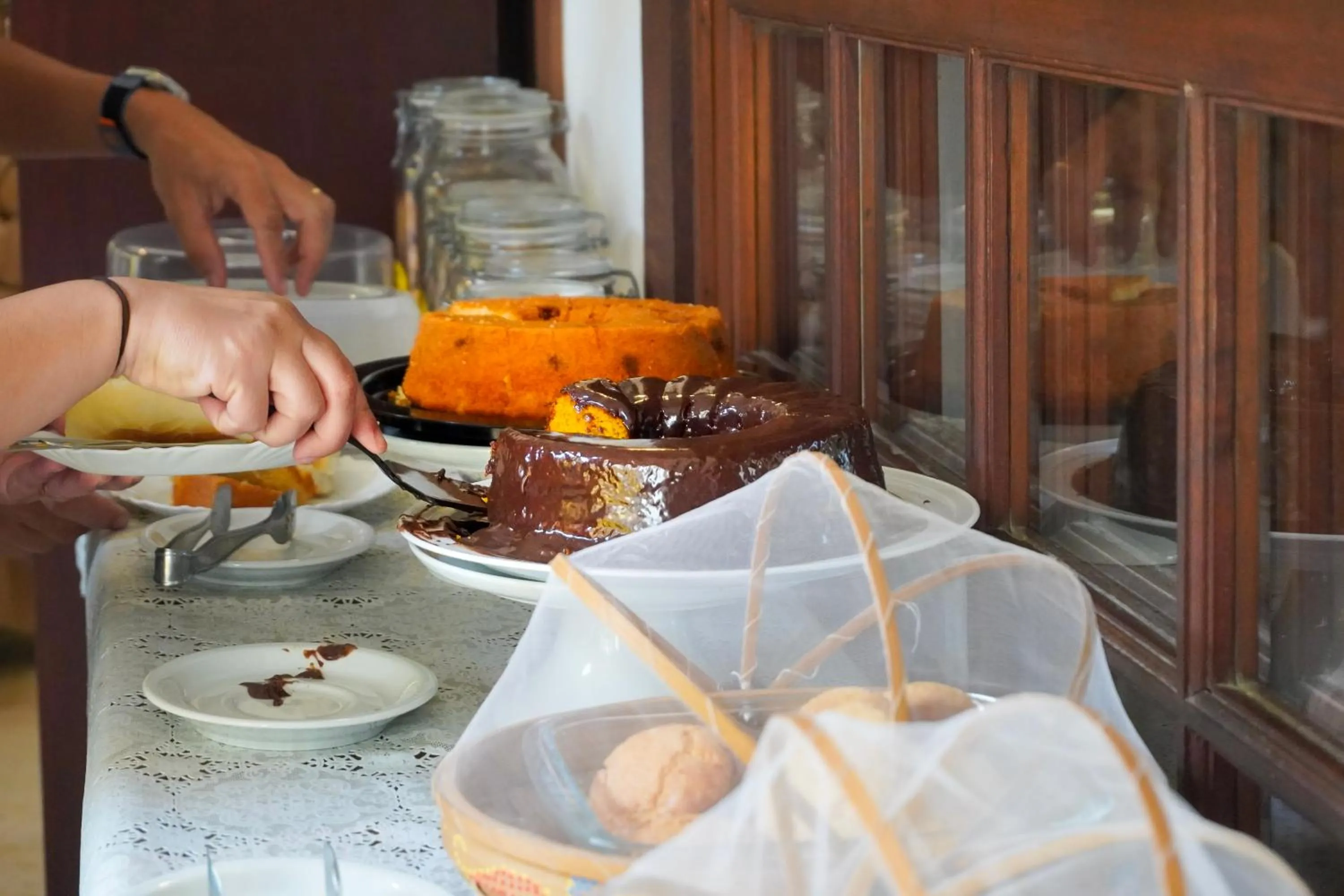 Breakfast in Pousada Cicerone - Portal das Artes - Com Gerador de Energia