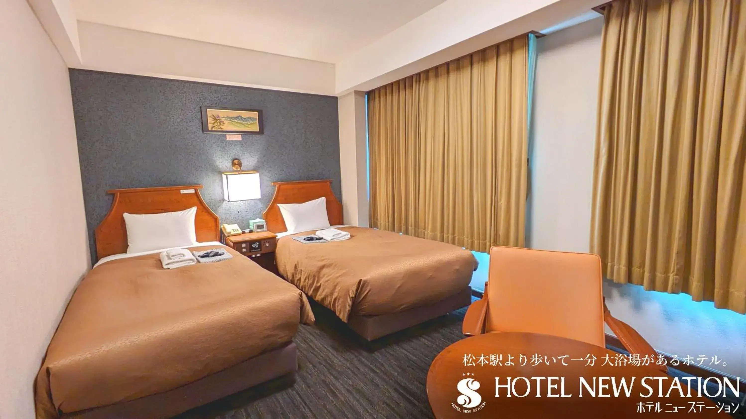 Deluxe Twin Room - Non-Smoking in Hotel New Station Deluxe Twin Room - Non-Smoking in Hotel New Station